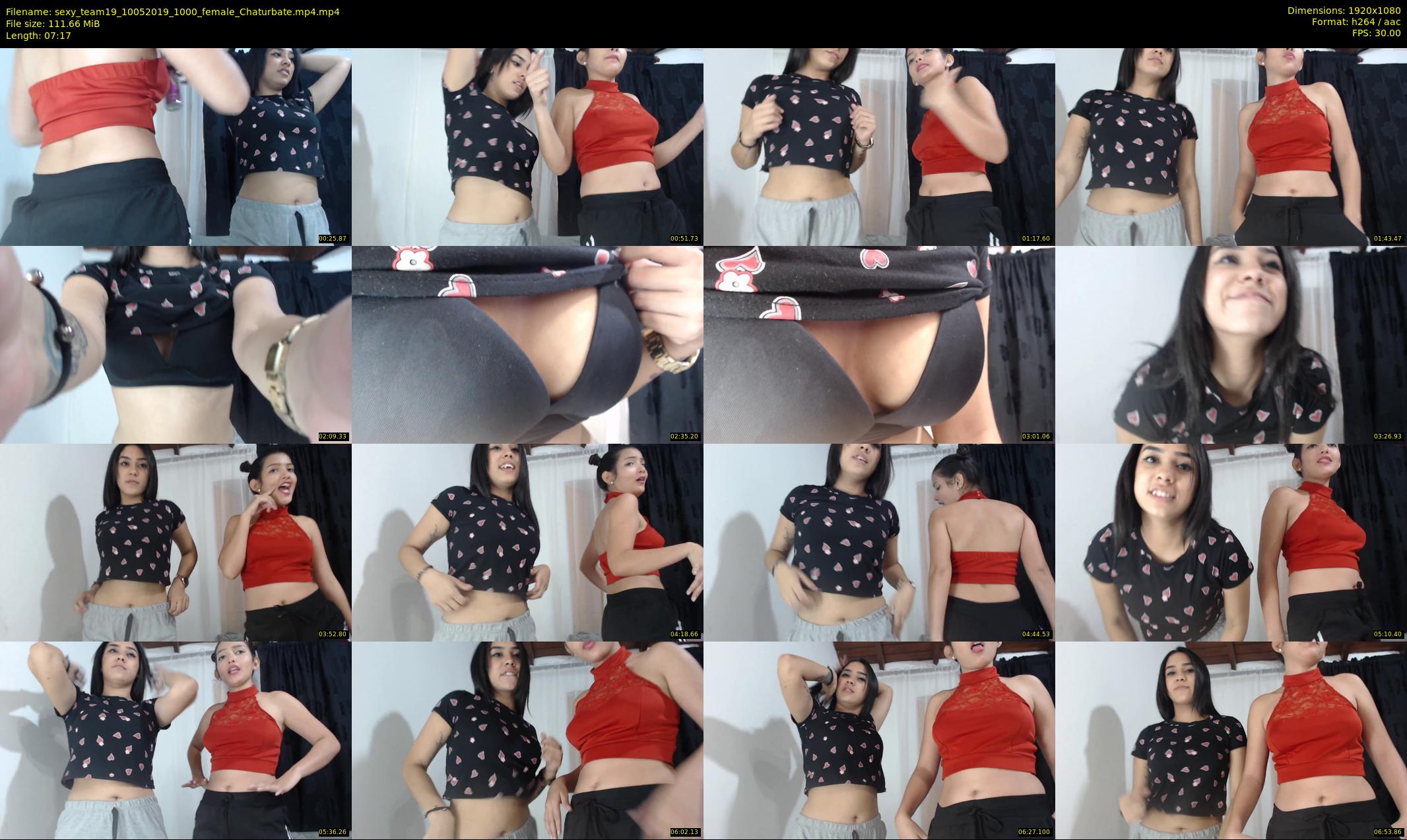 sexy_team19 — 8 minute Chaturbate female cam show recording, 1080p, May 10, 2019