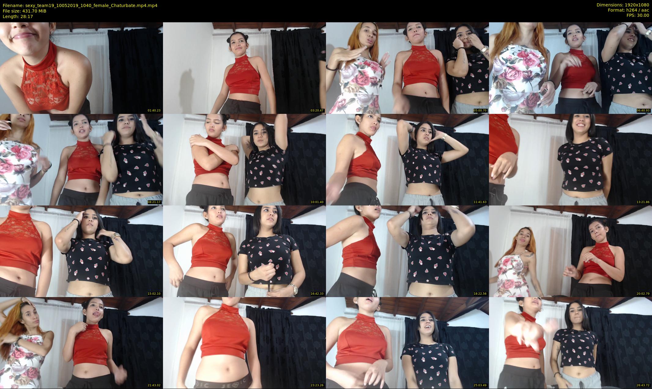 sexy_team19 — 29 minute Chaturbate female cam show recording, 1080p, May 10, 2019