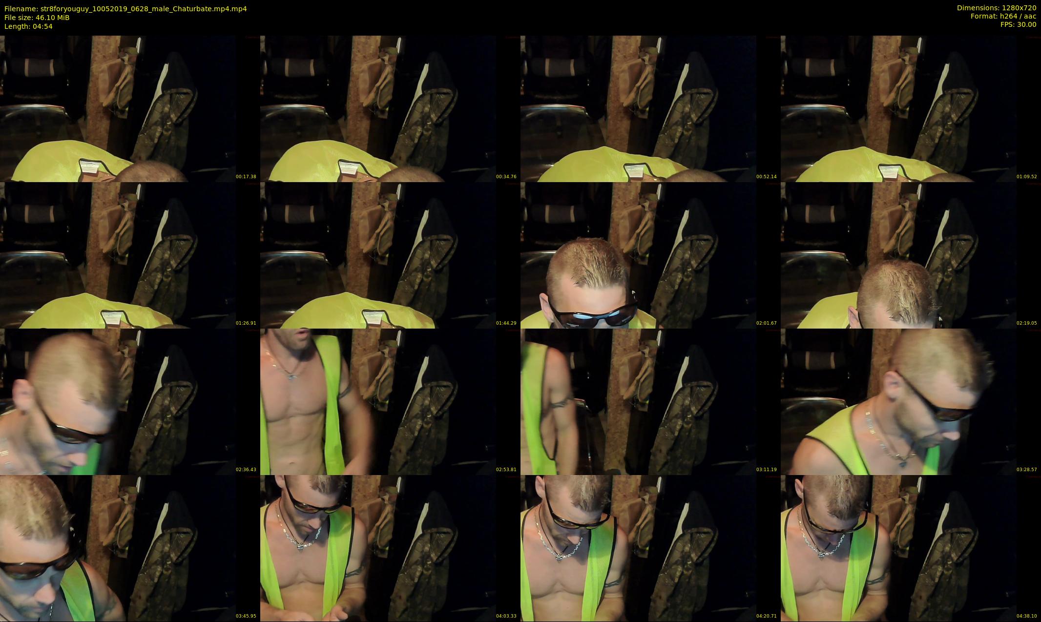 str8foryouguy — 5 minute Chaturbate male cam show recording, 720p, May 10, 2019