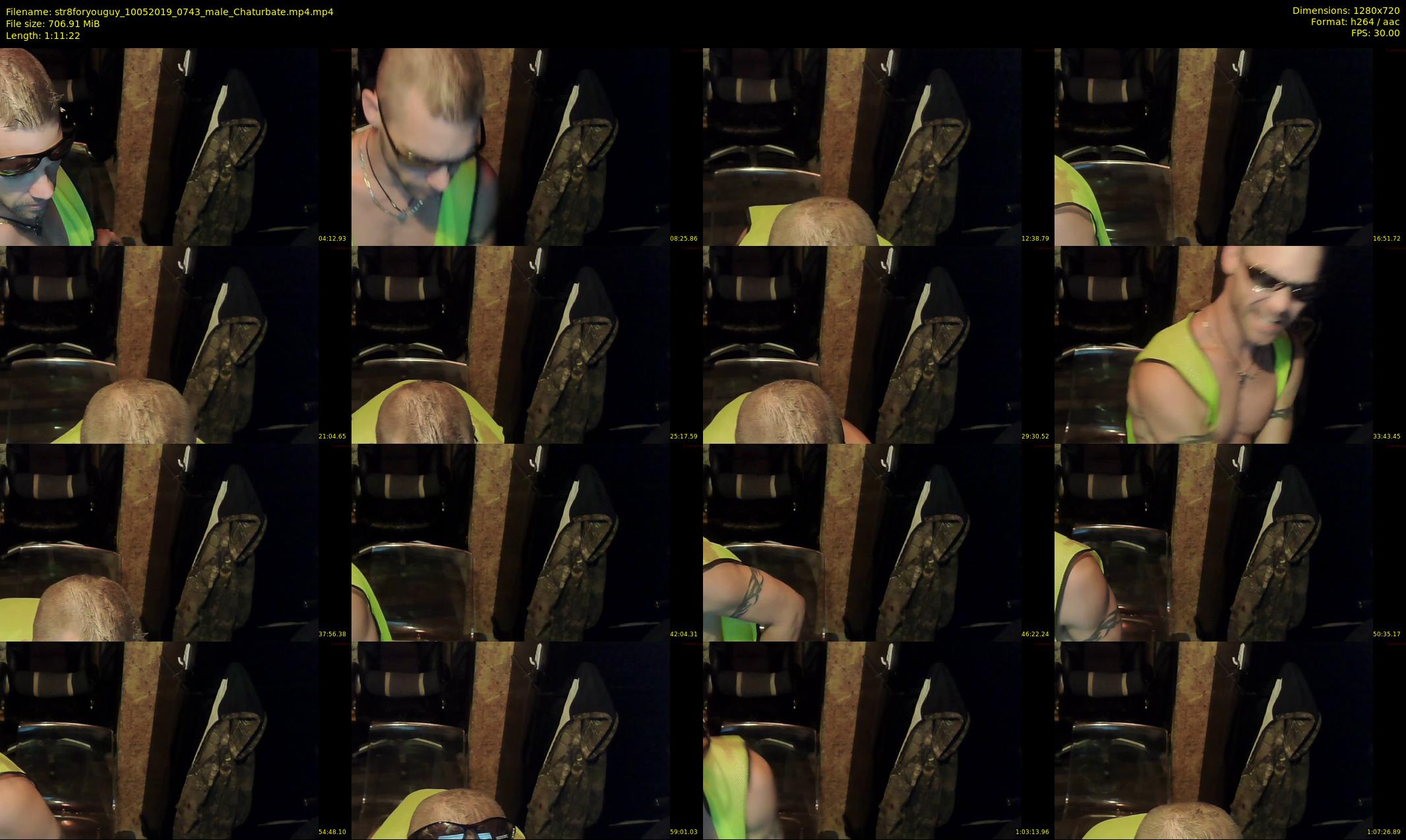 str8foryouguy — 72 minute Chaturbate male cam show recording, 720p, May 10, 2019