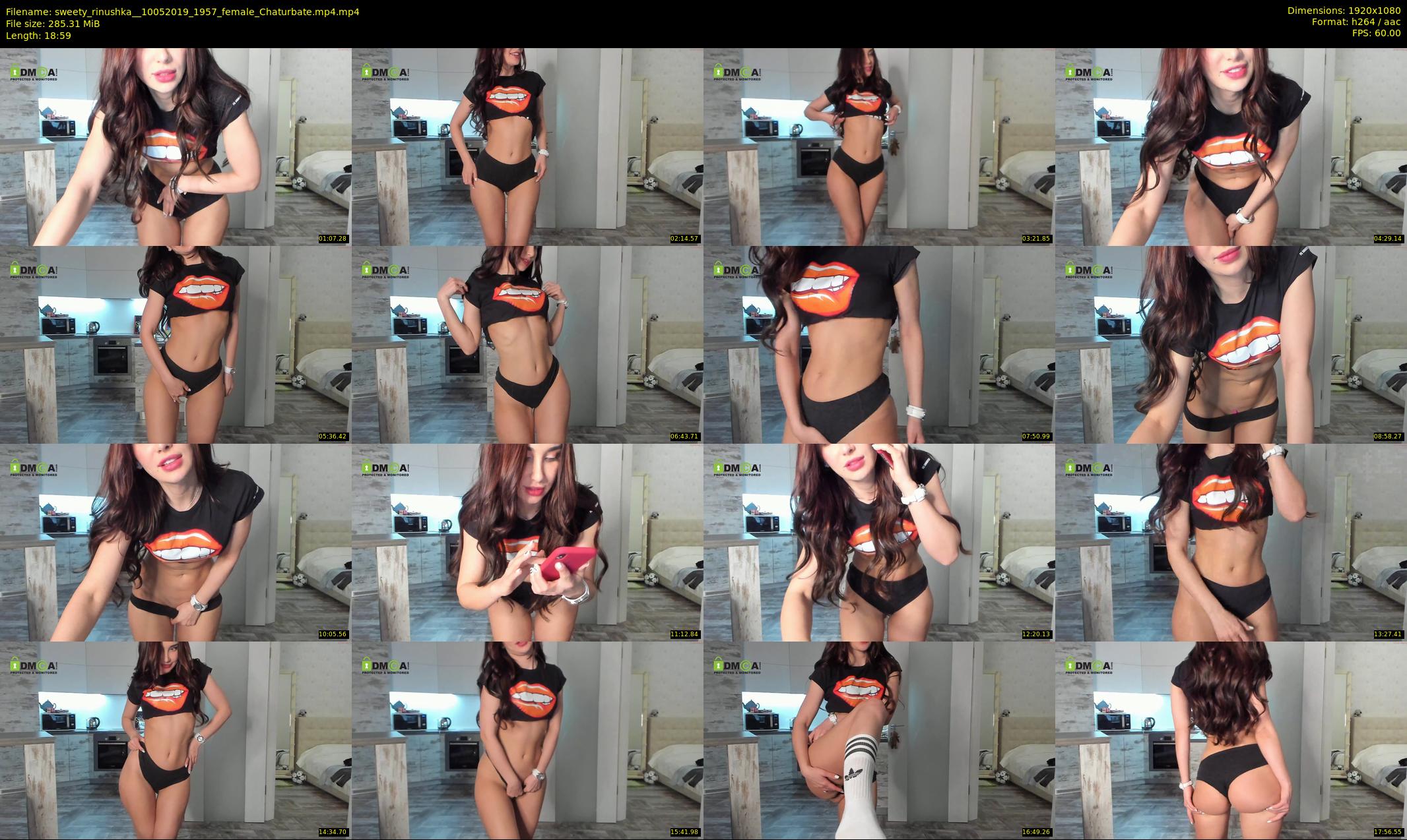 sweety_rinushka_ — 19 minute Chaturbate female cam show recording, 1080p, May 10, 2019