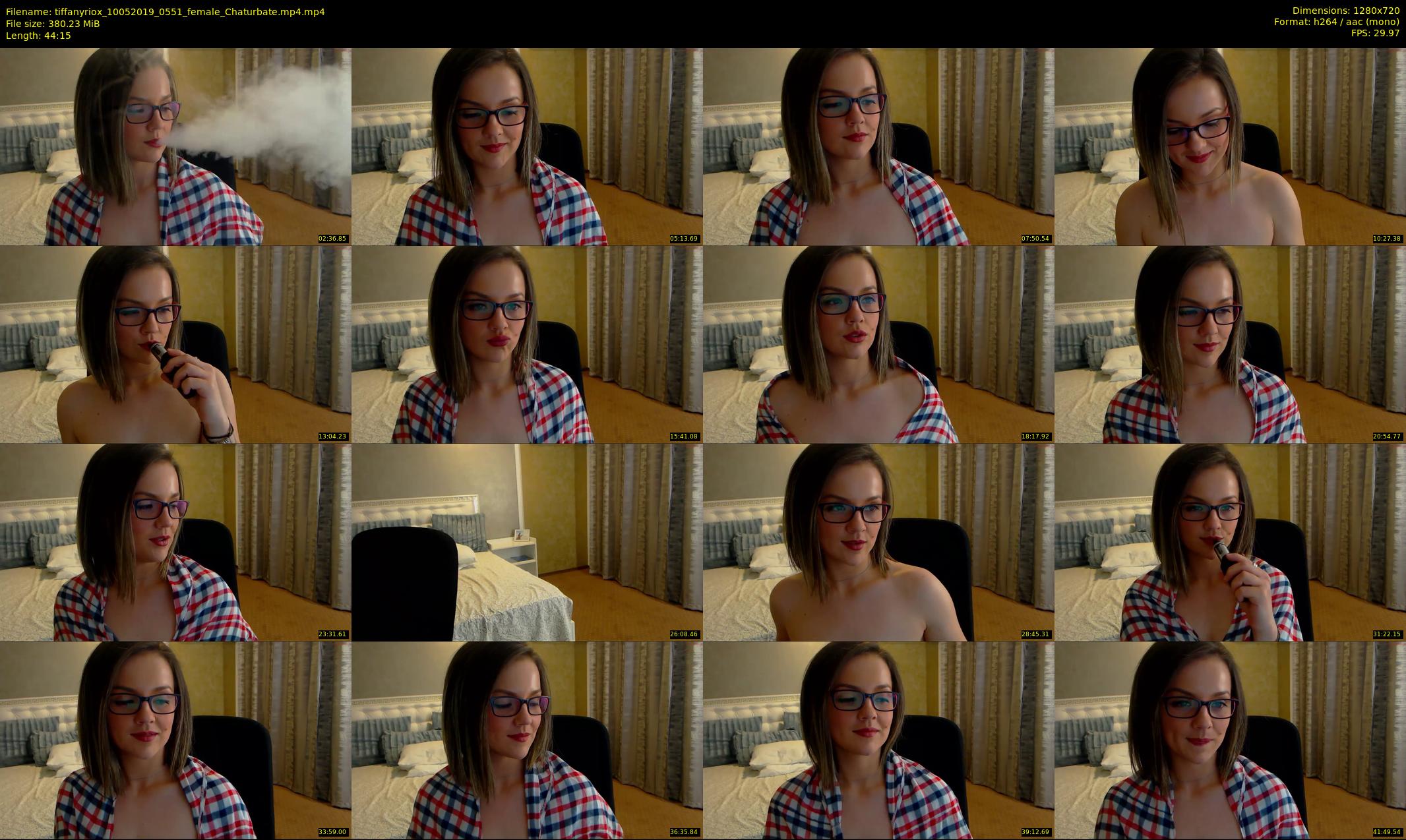 tiffanyriox — 45 minute Chaturbate female cam show recording, 720p, May 10, 2019