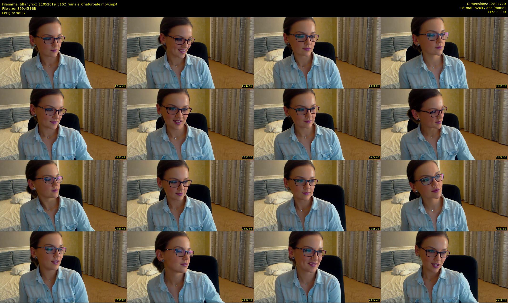 tiffanyriox — 49 minute Chaturbate female cam show recording, 720p, May 11, 2019