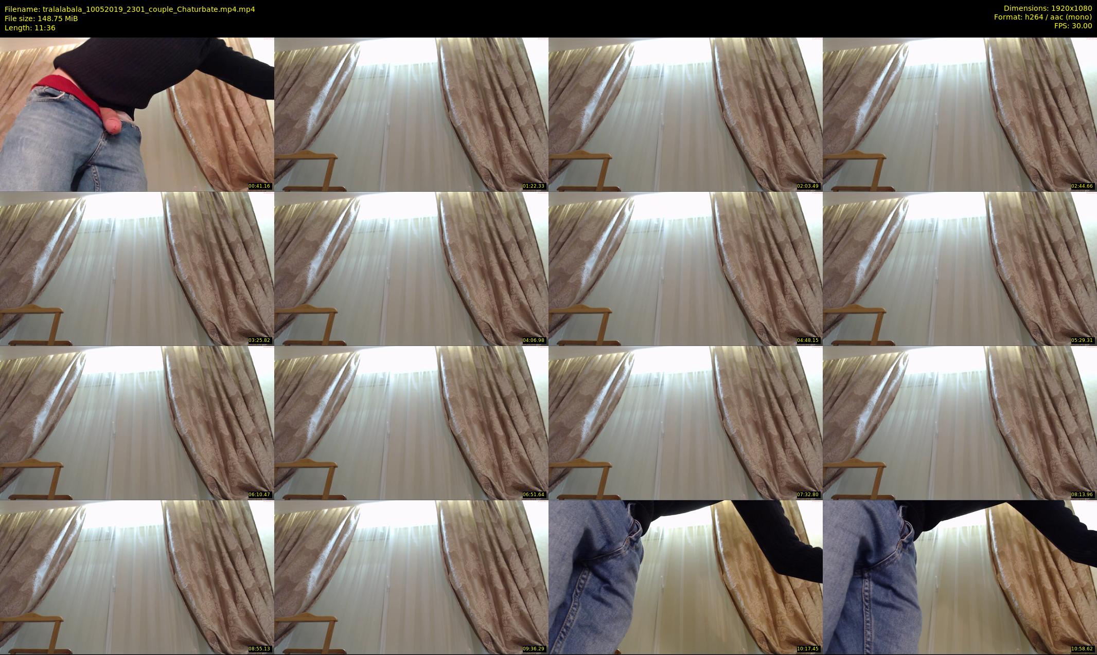 tralalabala — 12 minute Chaturbate male cam show recording, 1080p, May 10, 2019