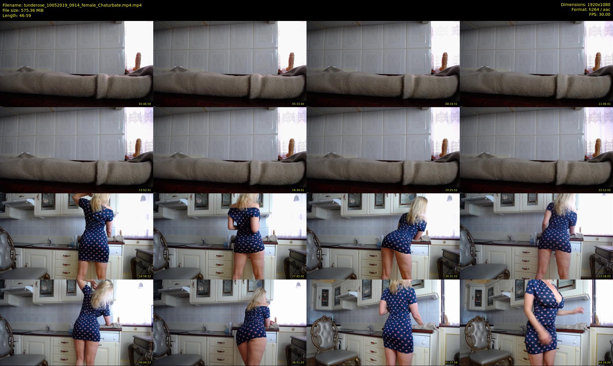 tunderose — 47 minute Chaturbate female cam show recording, 1080p, May 10, 2019