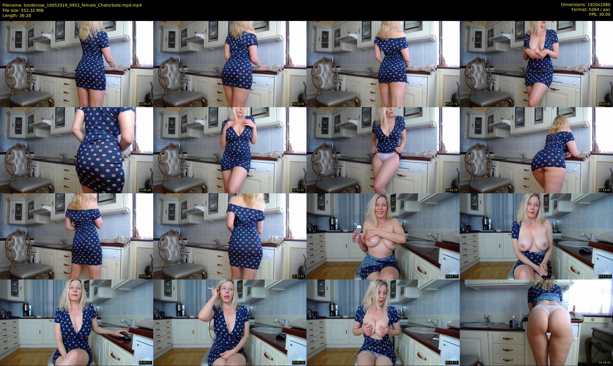 tunderose — 37 minute Chaturbate female cam show recording, 1080p, May 10, 2019