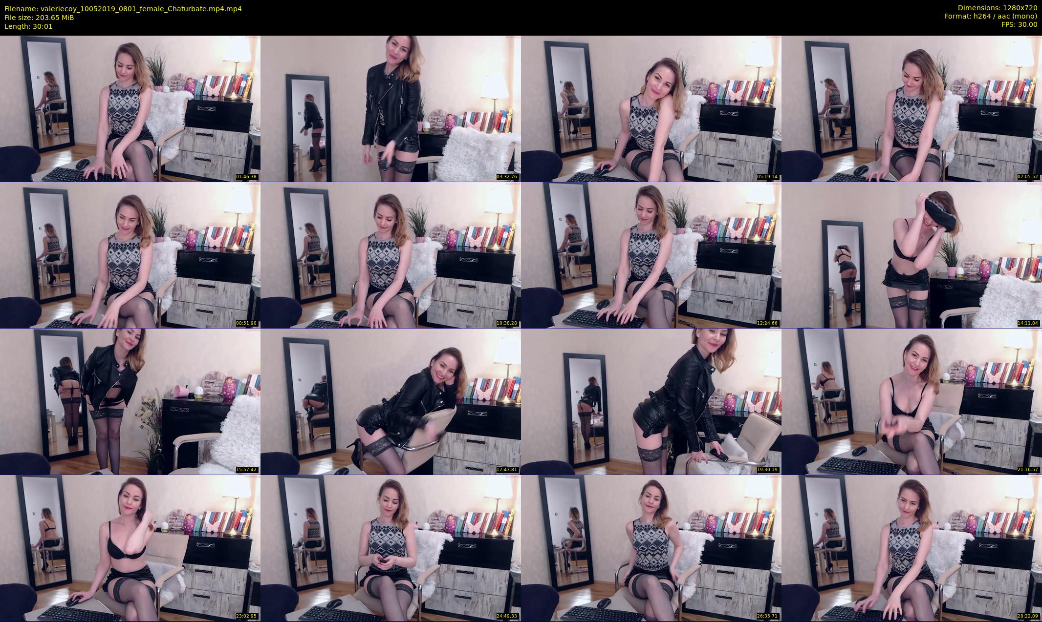 valeriecoy — 31 minute Chaturbate female cam show recording, 720p, May 10, 2019