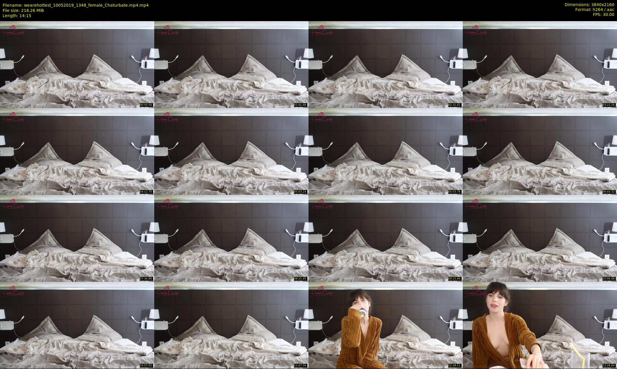 wearehottest — 15 minute Chaturbate couple cam show recording, 4K, May 10, 2019
