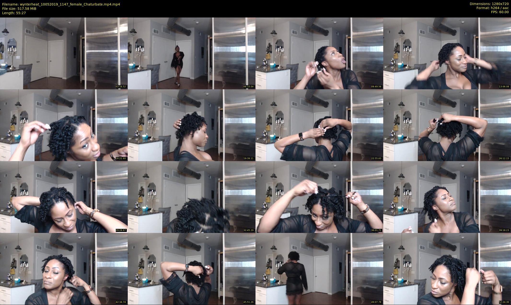 wynterheat — 56 minute Chaturbate female cam show recording, 720p, May 10, 2019