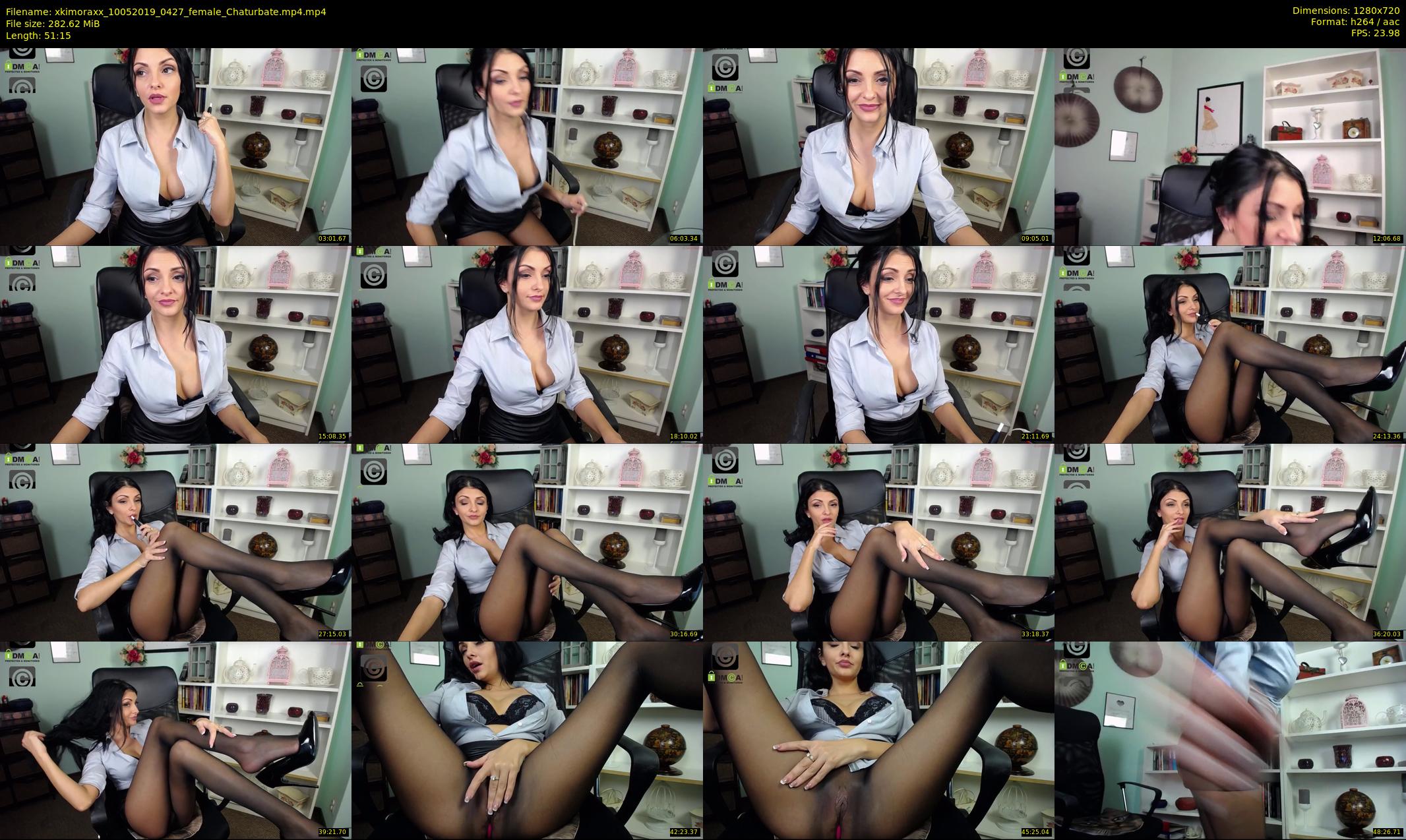xkimoraxx — 52 minute Chaturbate female cam show recording, 720p, May 10, 2019