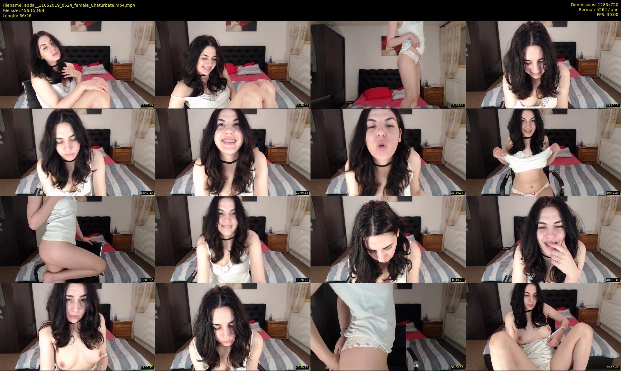 adda_ — 57 minute Chaturbate female cam show recording, 720p, May 11, 2019