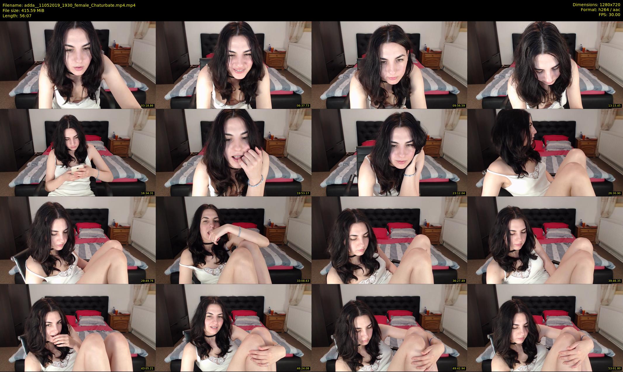 adda_ — 57 minute Chaturbate female cam show recording, 720p, May 11, 2019
