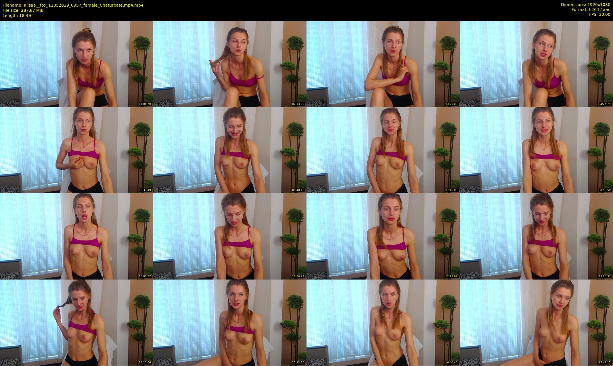 alisaa__fox — 19 minute Chaturbate female cam show recording, 1080p, May 11, 2019