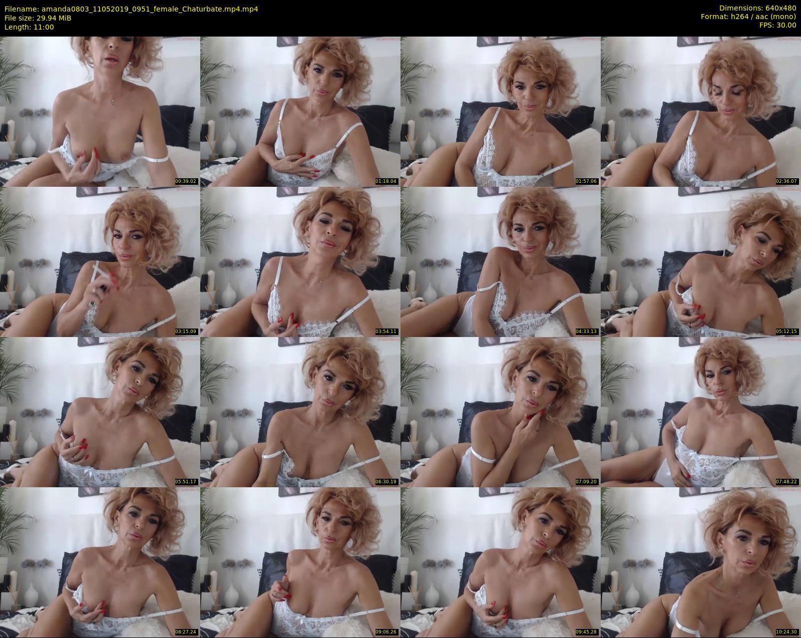 amanda0803 — 11 minute Chaturbate female cam show recording, 480p, May 11, 2019