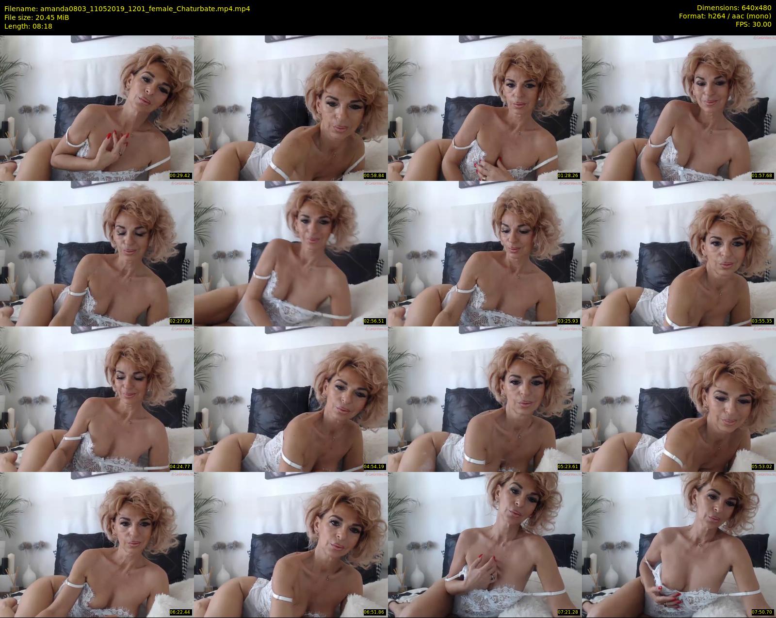 amanda0803 — 9 minute Chaturbate female cam show recording, 480p, May 11, 2019