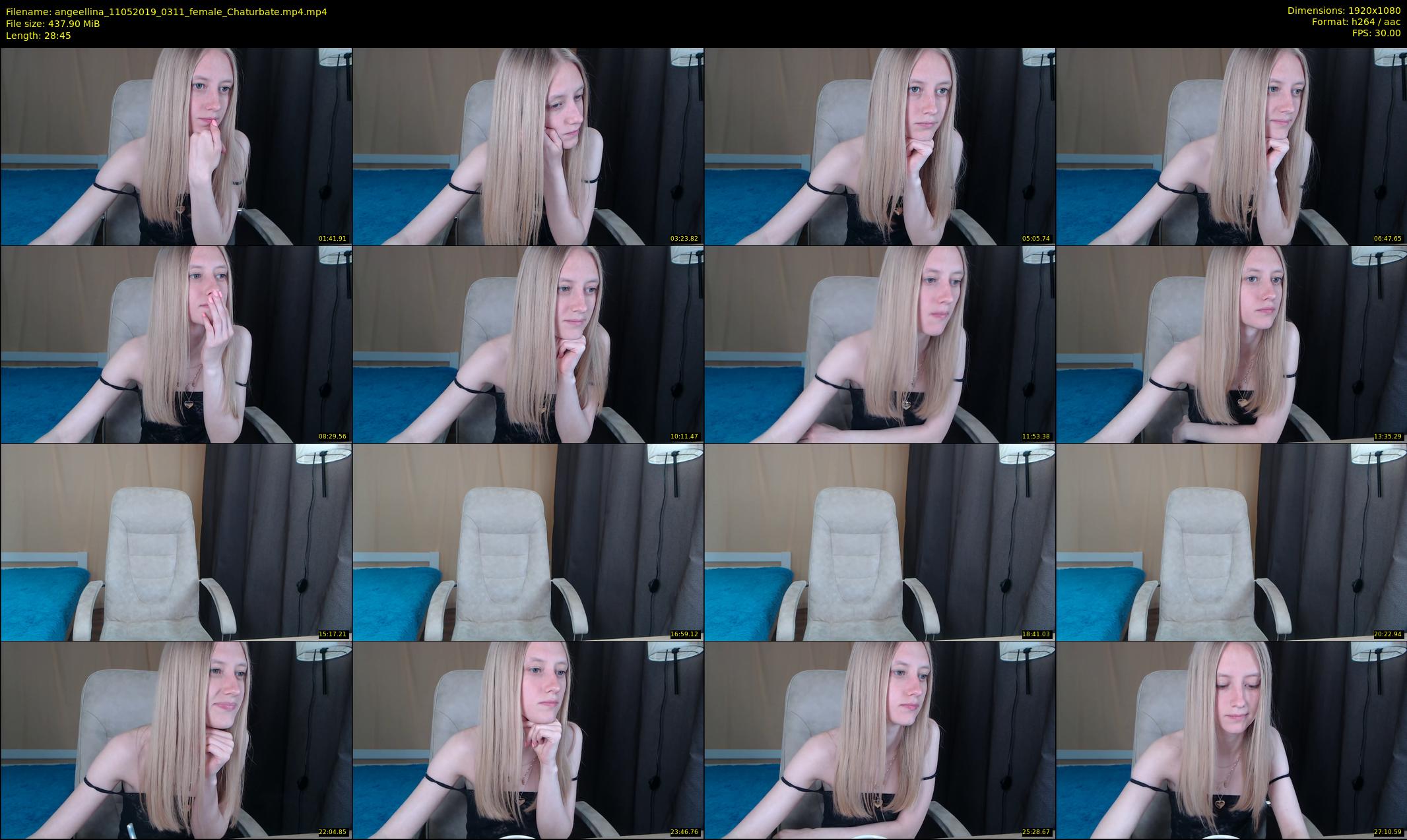 angeellina — 29 minute Chaturbate female cam show recording, 1080p, May 11, 2019
