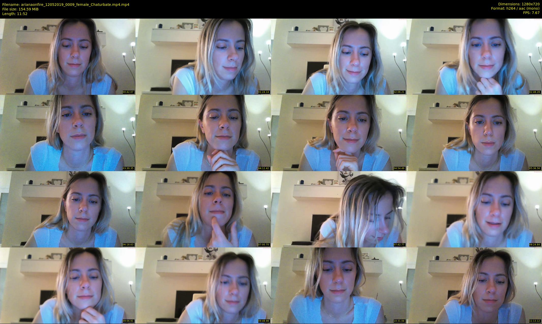 arianaonfire — 12 minute Chaturbate couple cam show recording, 720p, May 12, 2019