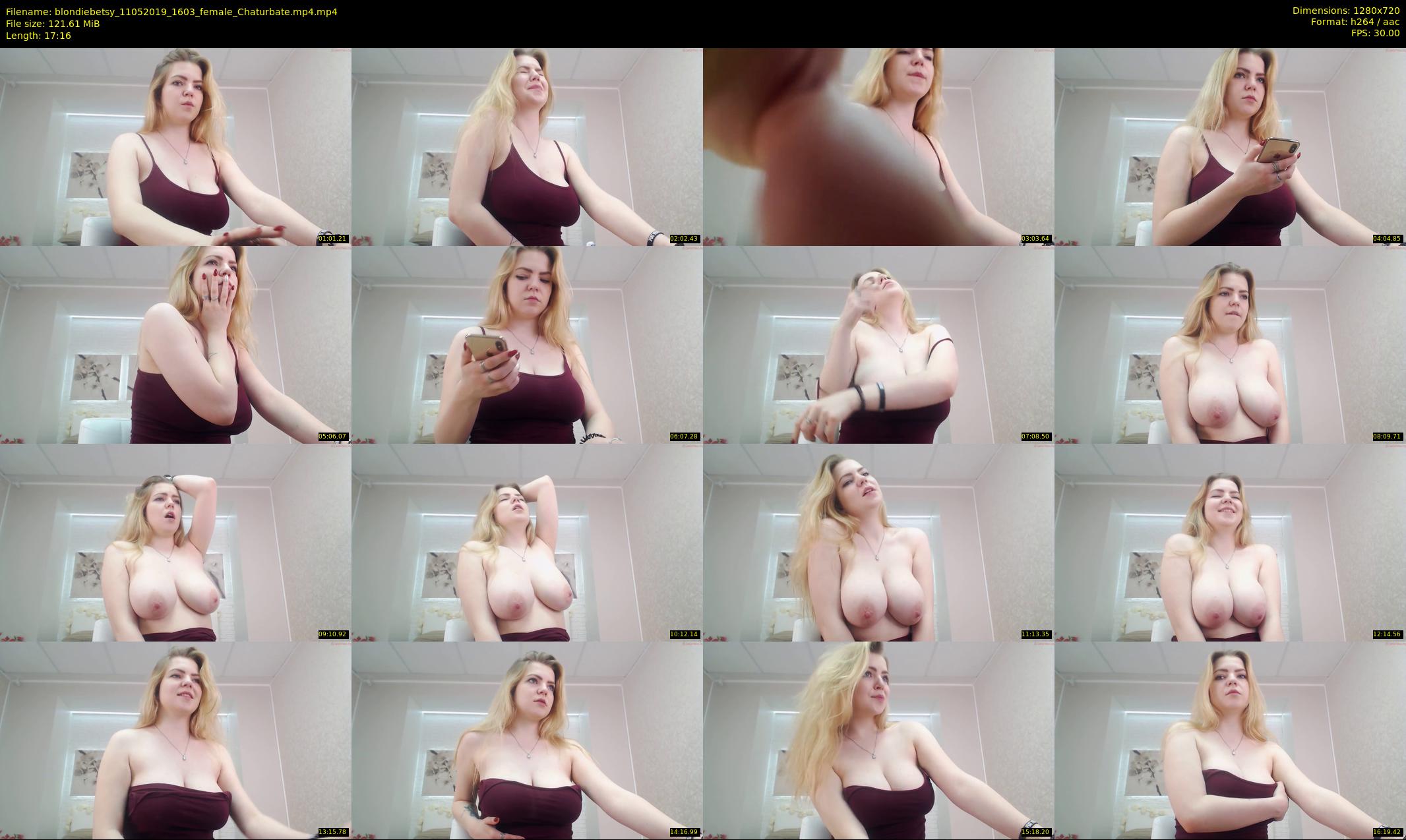 blondiebetsy — 18 minute Chaturbate female cam show recording, 720p, May 11, 2019