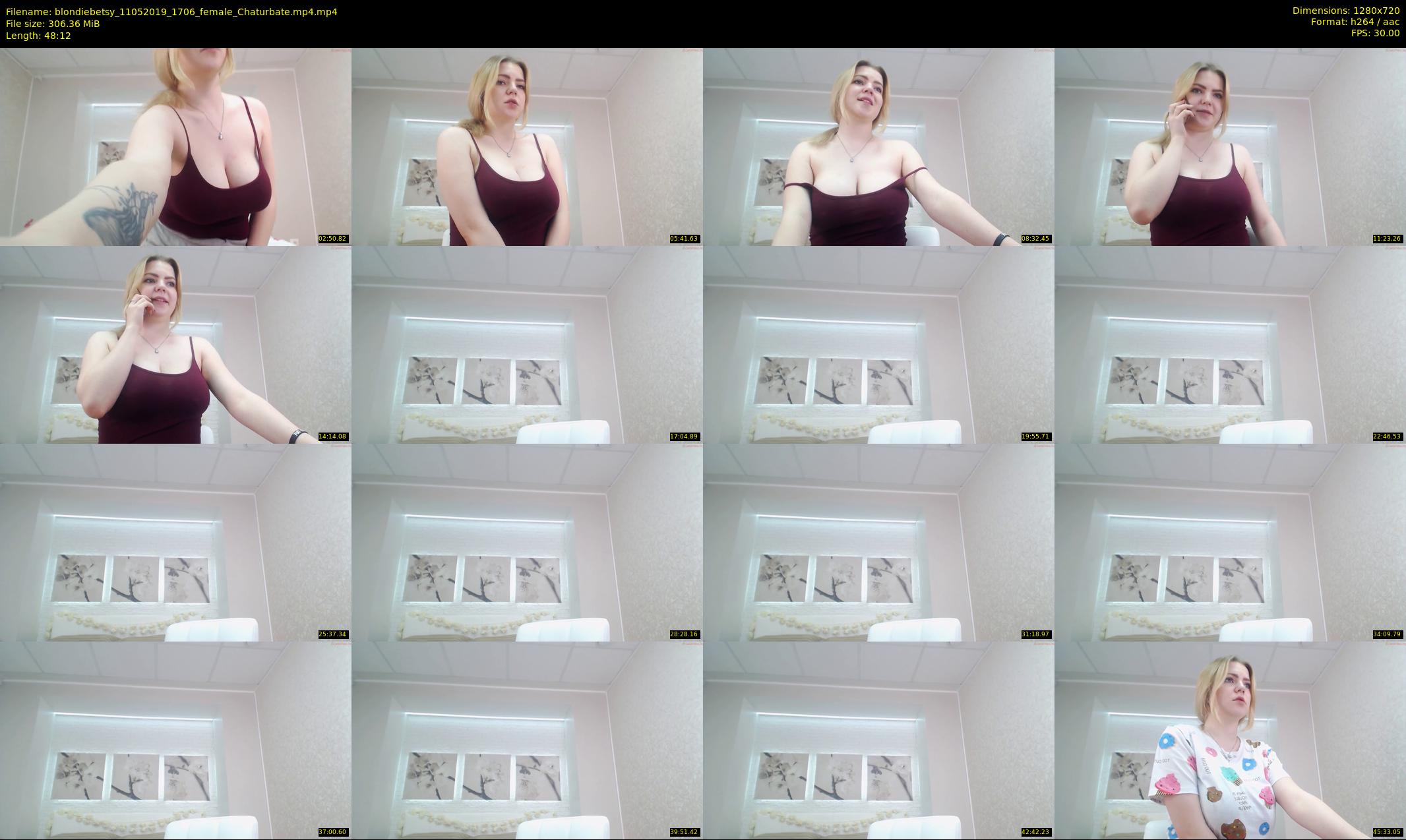 blondiebetsy — 49 minute Chaturbate female cam show recording, 720p, May 11, 2019
