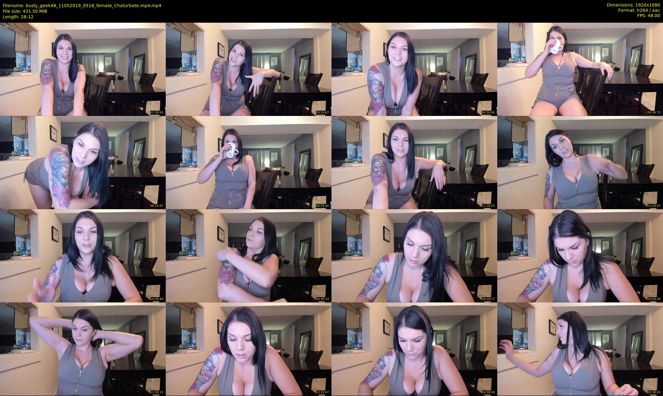 busty_geek48 — 29 minute Chaturbate female cam show recording, 1080p, May 11, 2019