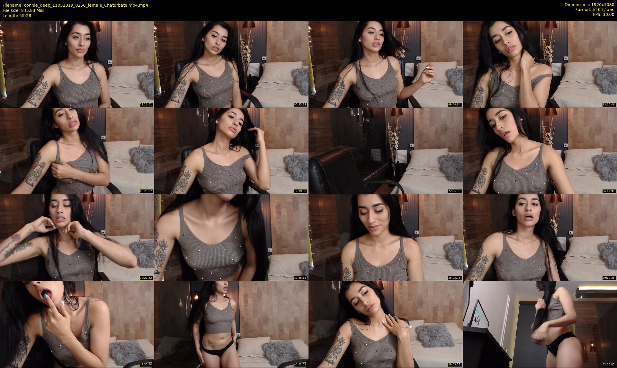 connie_deep — 56 minute Chaturbate female cam show recording, 1080p, May 11, 2019