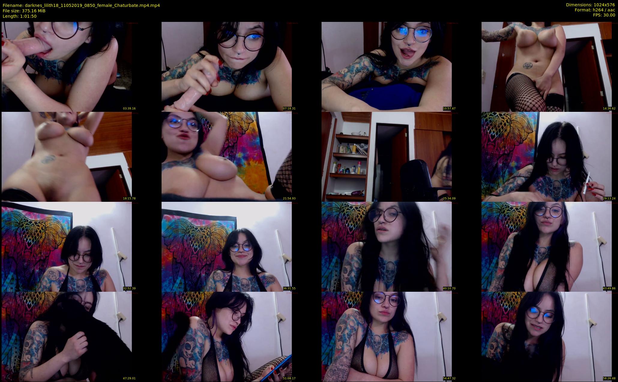 darknes_lilith18 — 62 minute Chaturbate female cam show recording, 480p, May 11, 2019