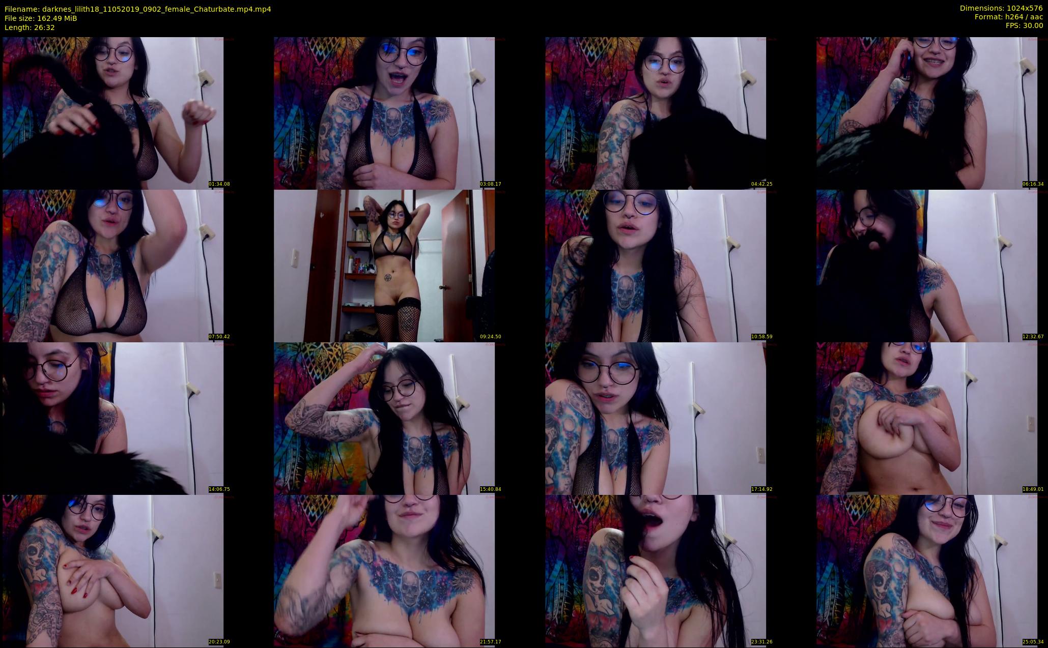 darknes_lilith18 — 27 minute Chaturbate female cam show recording, 480p, May 11, 2019