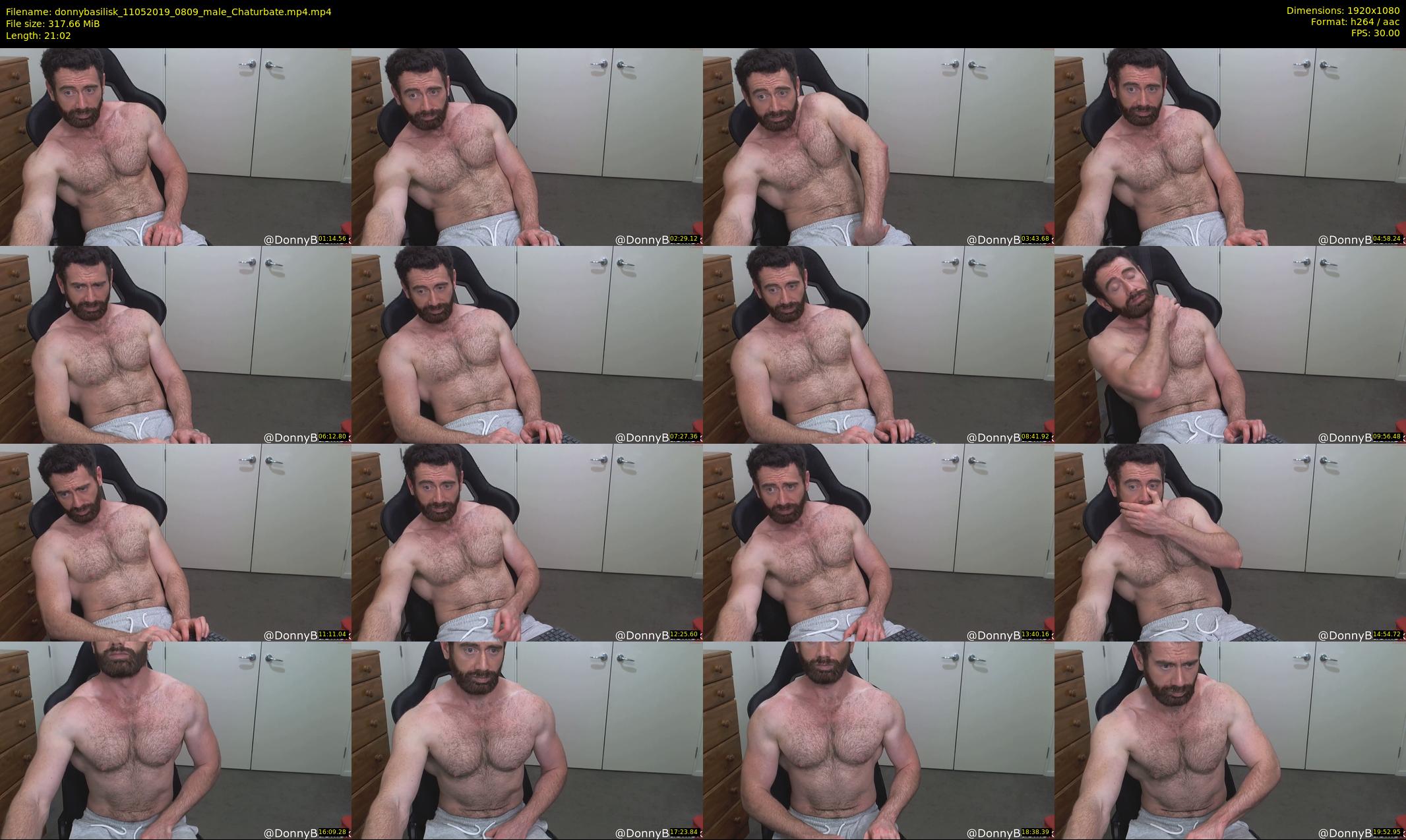 donnybasilisk — 22 minute Chaturbate male cam show recording, 1080p, May 11, 2019