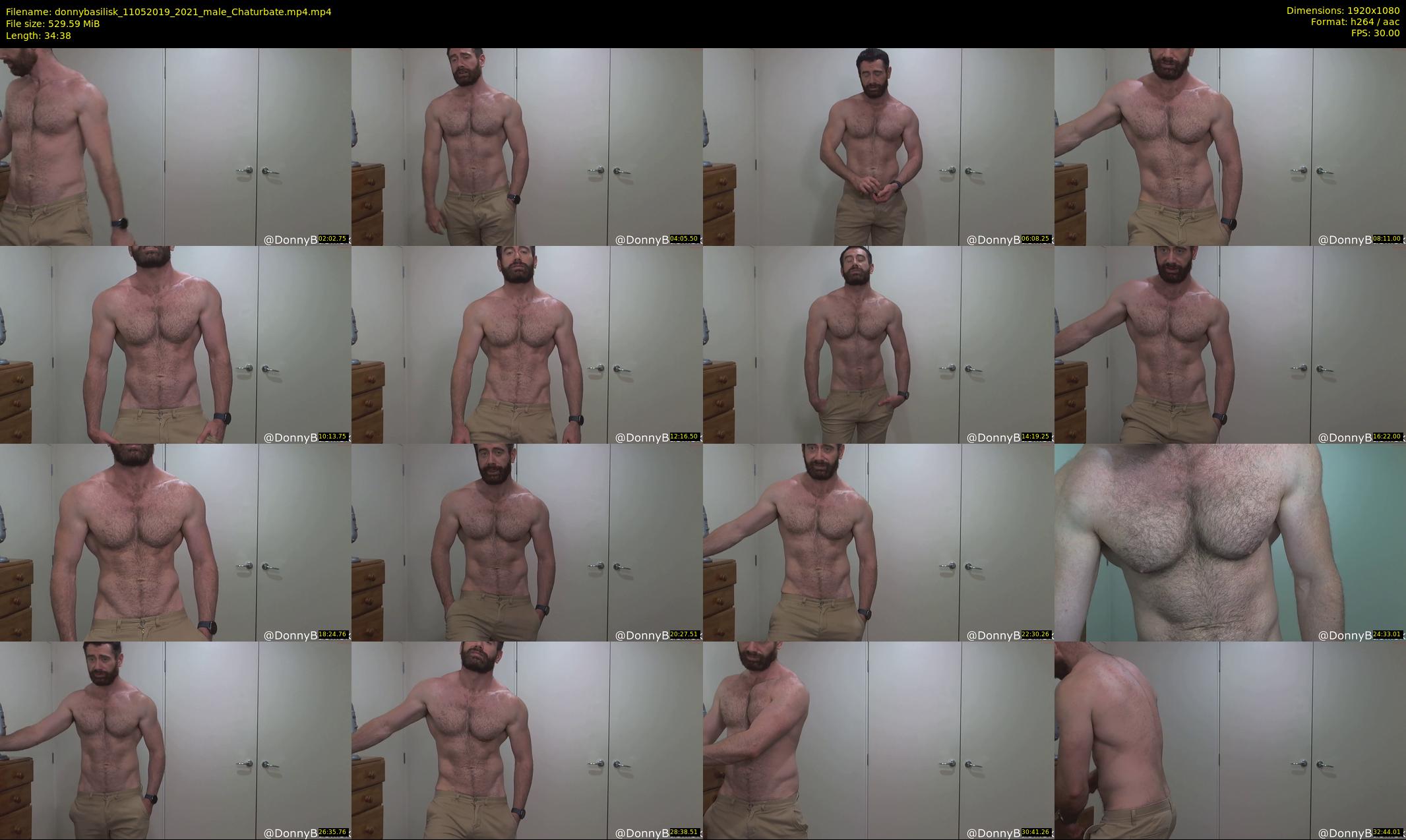 donnybasilisk — 35 minute Chaturbate male cam show recording, 1080p, May 11, 2019