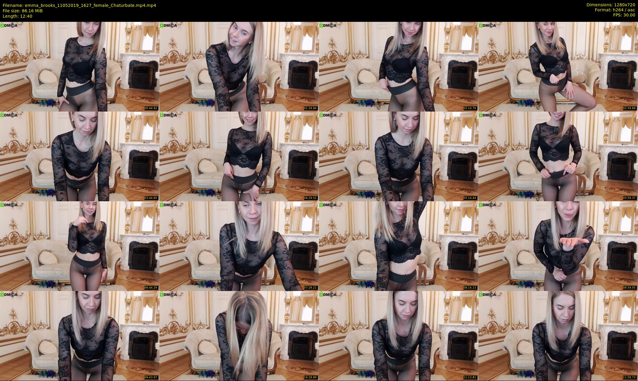 emma_brooks — 13 minute Chaturbate female cam show recording, 720p, May 11, 2019
