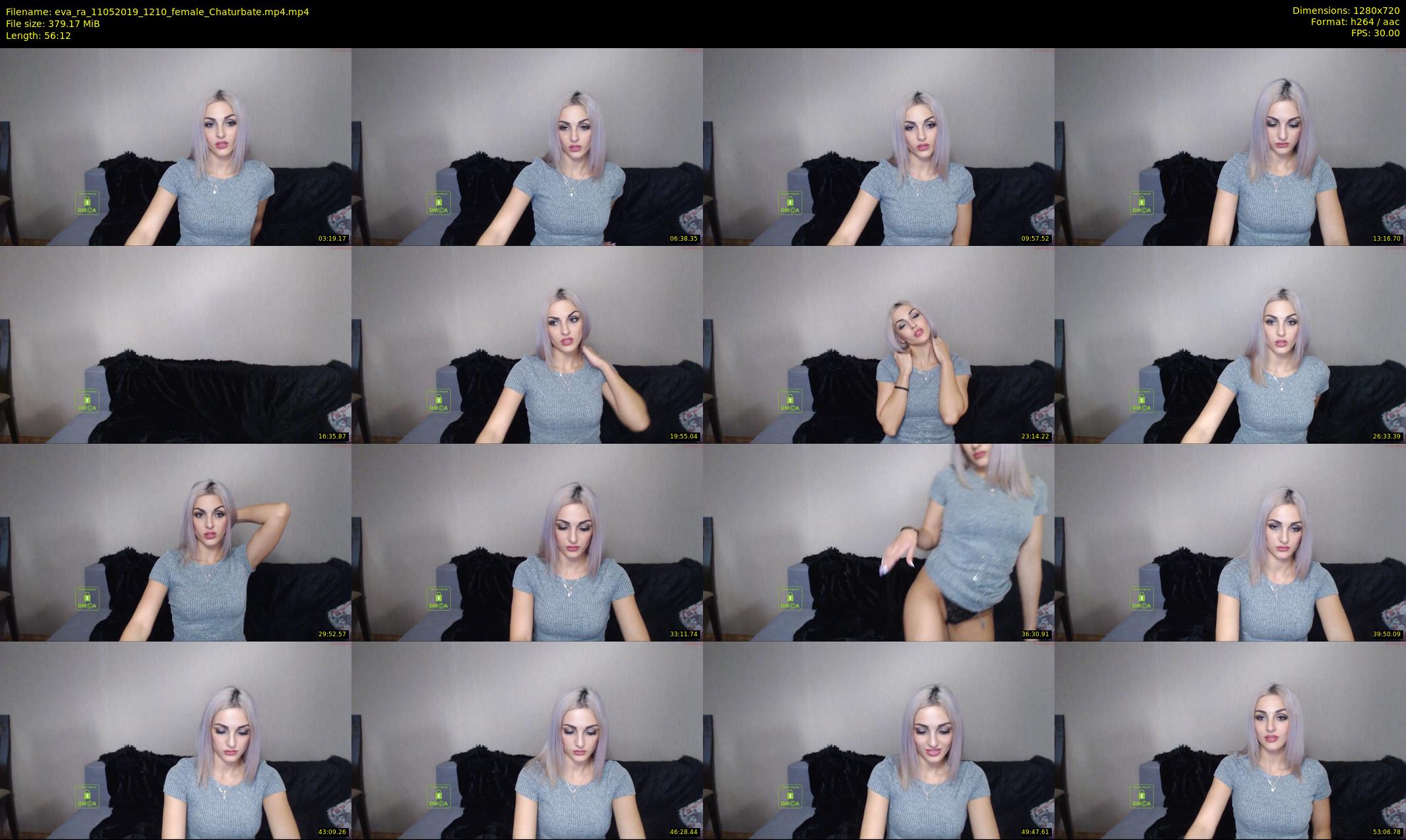 eva_ra — 57 minute Chaturbate female cam show recording, 720p, May 11, 2019