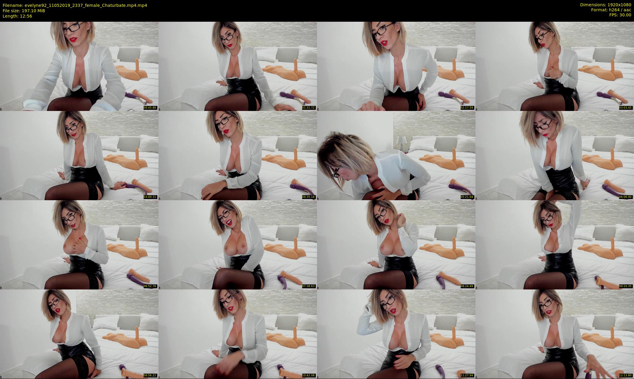 evelyne92 — 13 minute Chaturbate female cam show recording, 1080p, May 11, 2019