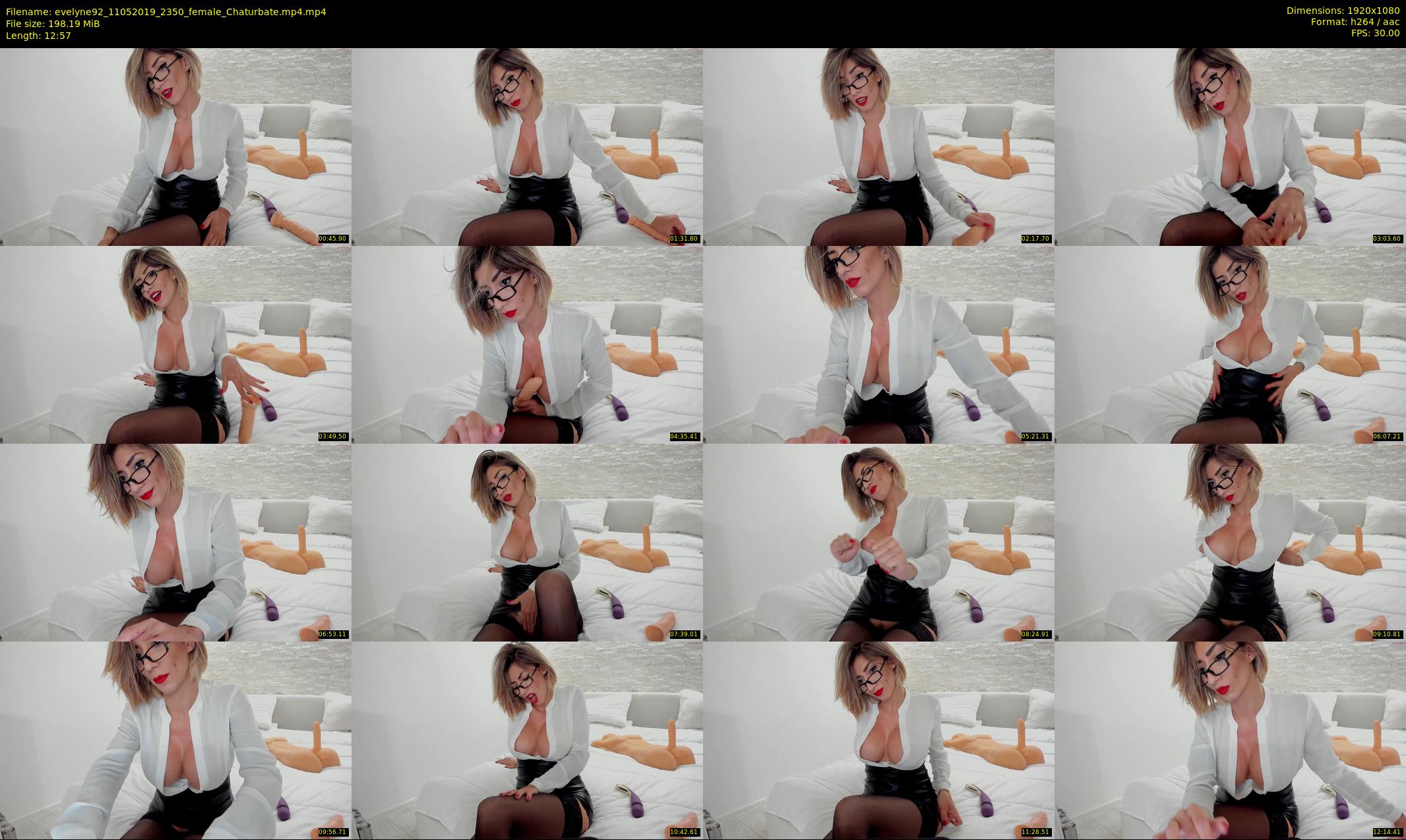 evelyne92 — 13 minute Chaturbate female cam show recording, 1080p, May 11, 2019