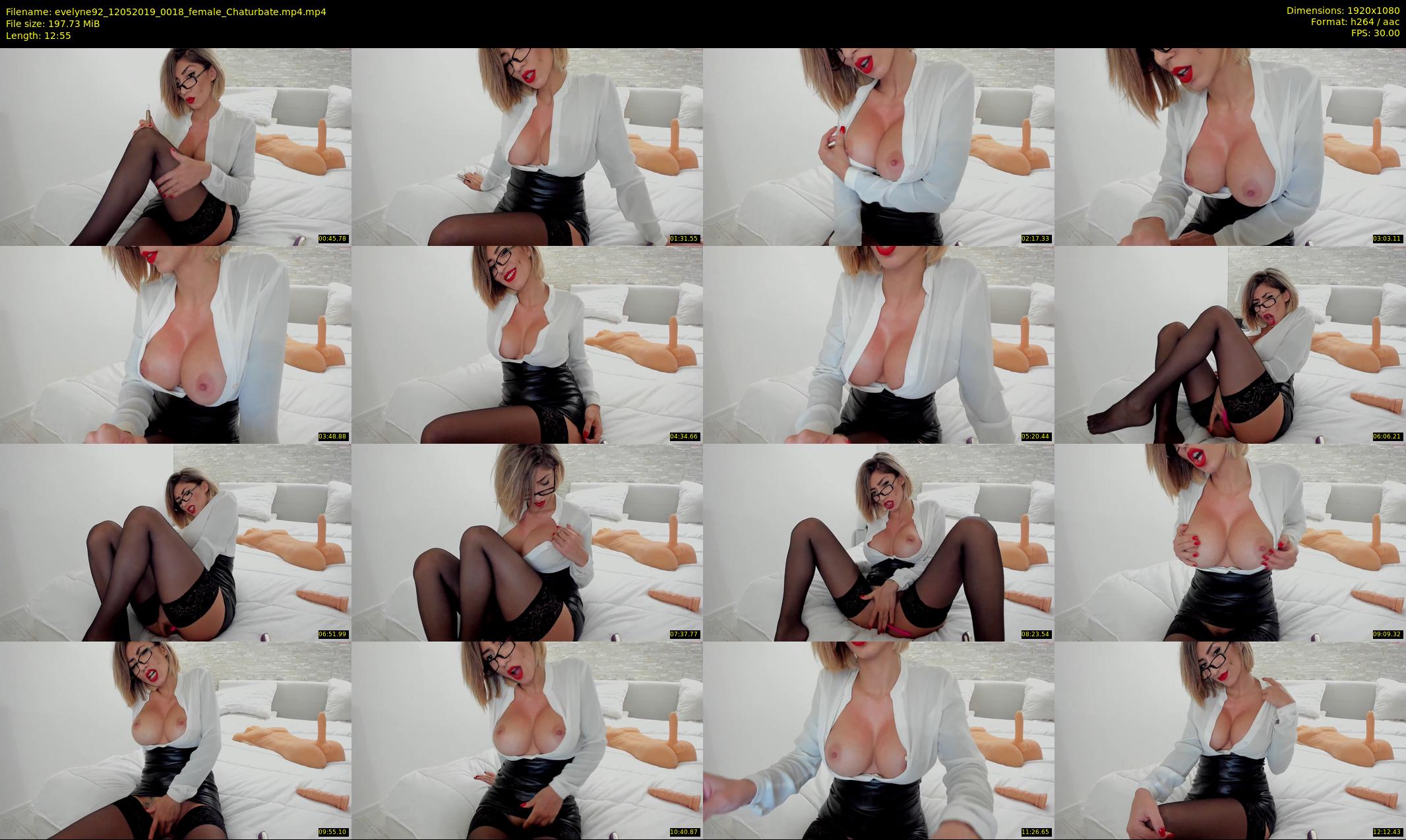 evelyne92 — 13 minute Chaturbate female cam show recording, 1080p, May 12, 2019