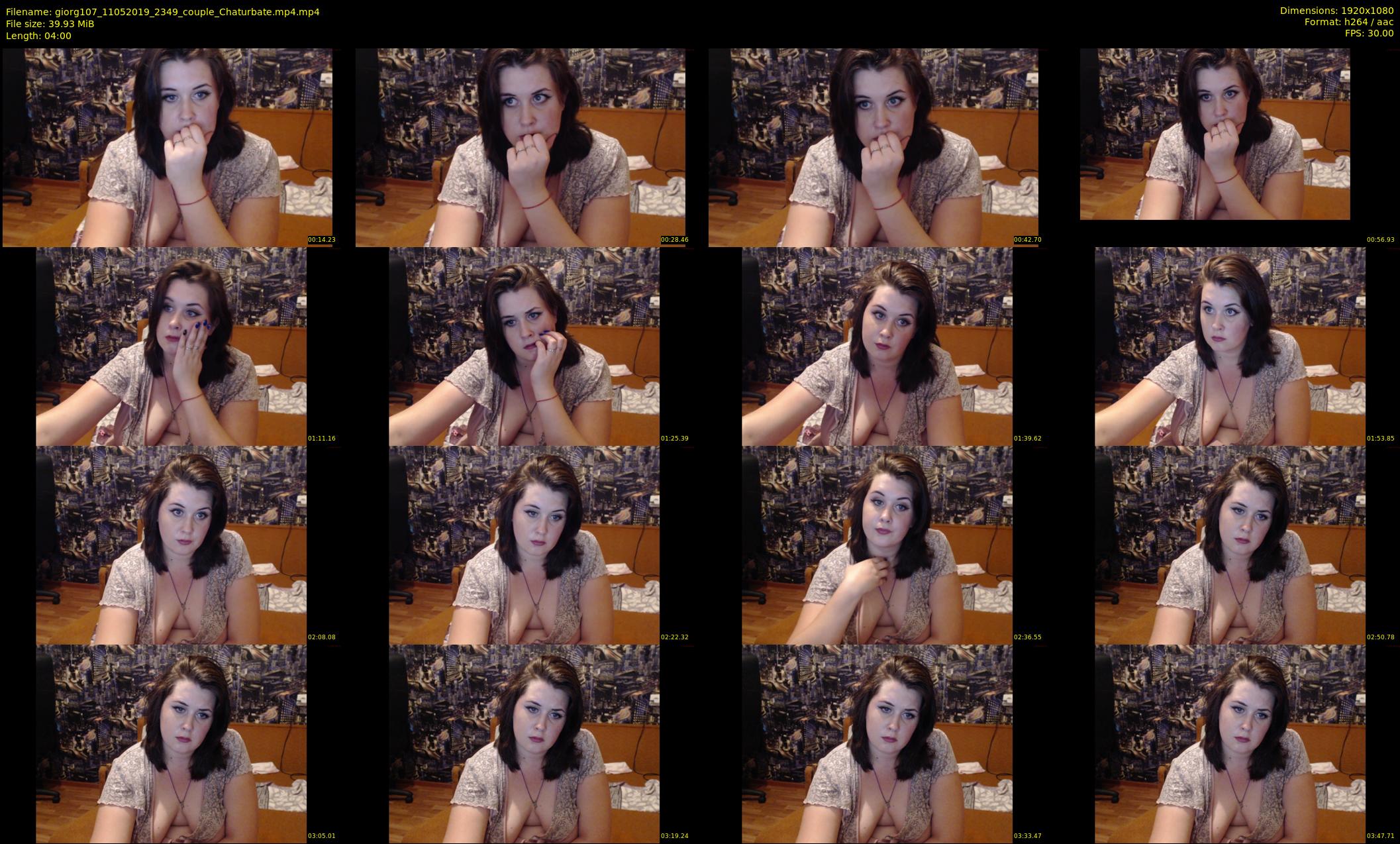 giorg107 — 4 minute Chaturbate couple cam show recording, 1080p, May 11, 2019