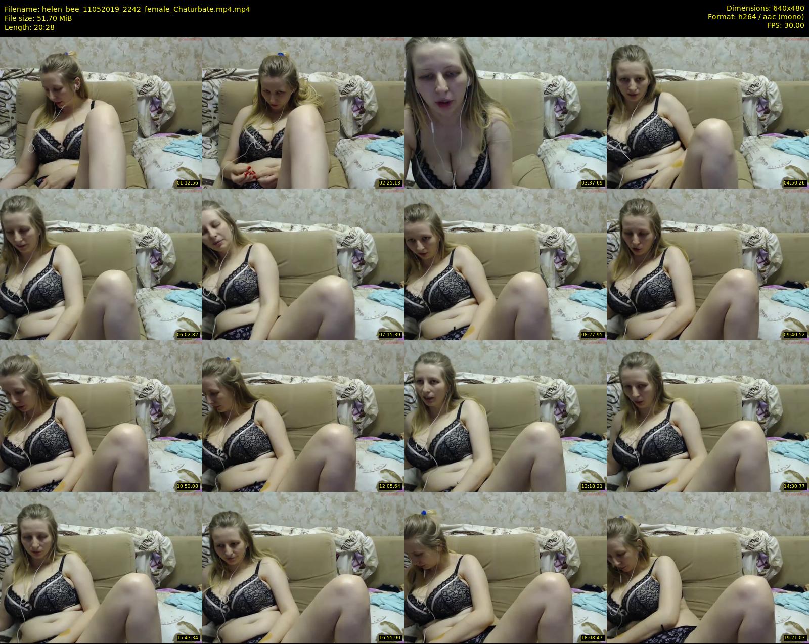 helen_bee — 21 minute Chaturbate female cam show recording, 480p, May 11, 2019