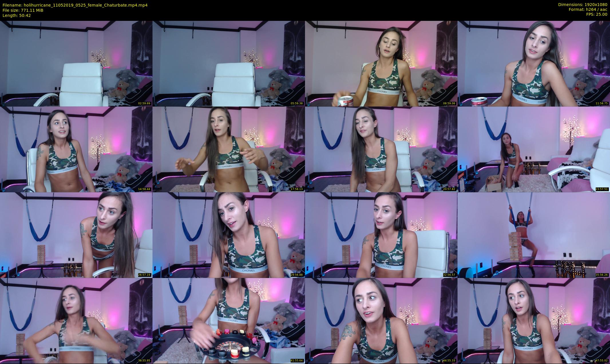 holihurricane — 51 minute Chaturbate female cam show recording, 1080p, May 11, 2019