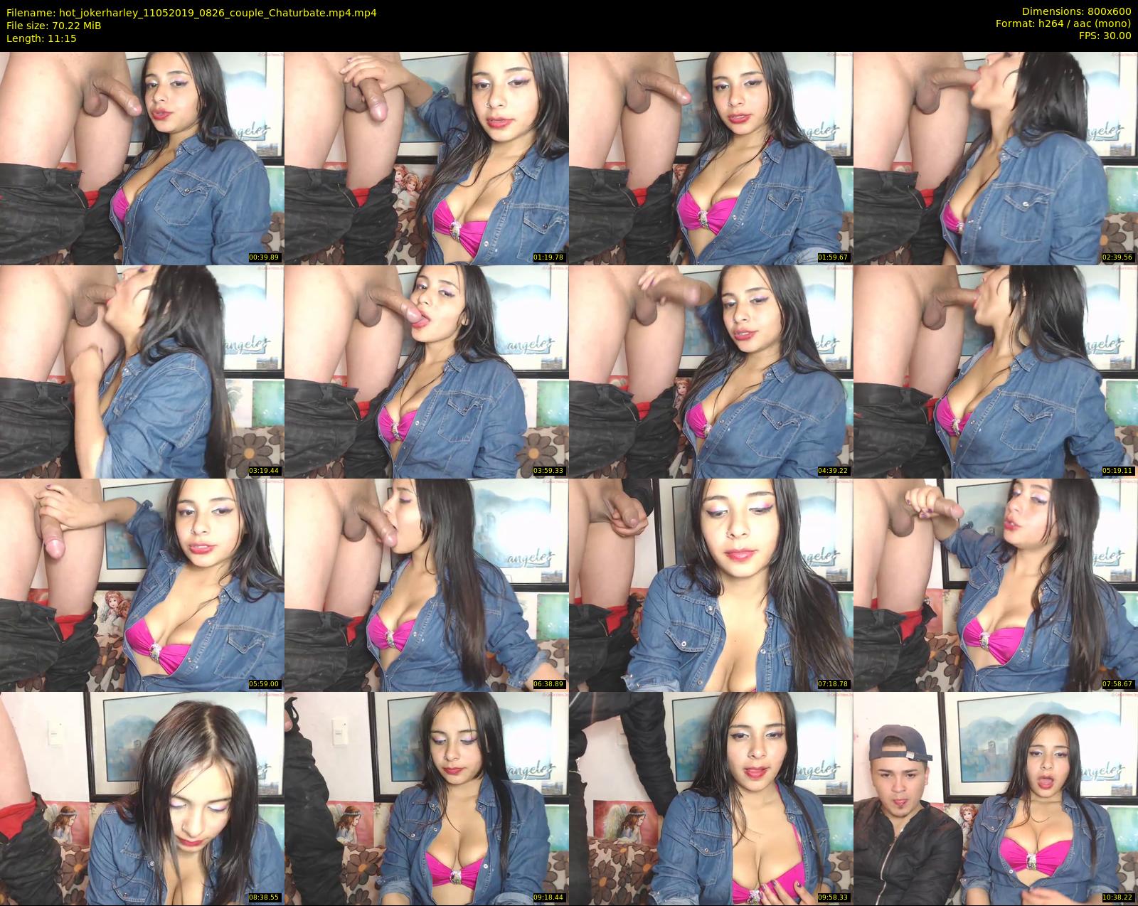hot_jokerharley — 12 minute Chaturbate couple cam show recording, 480p, May 11, 2019