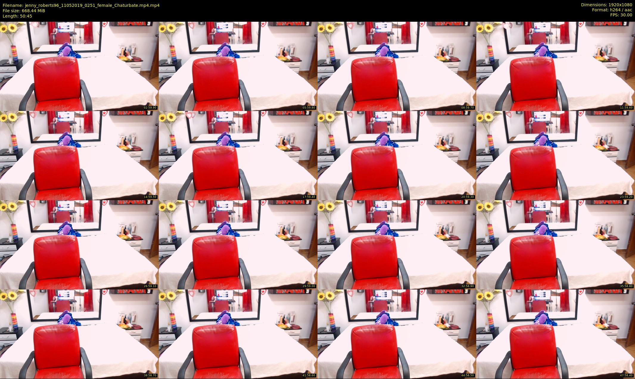 jenny_roberts96 — 51 minute Chaturbate female cam show recording, 1080p, May 11, 2019