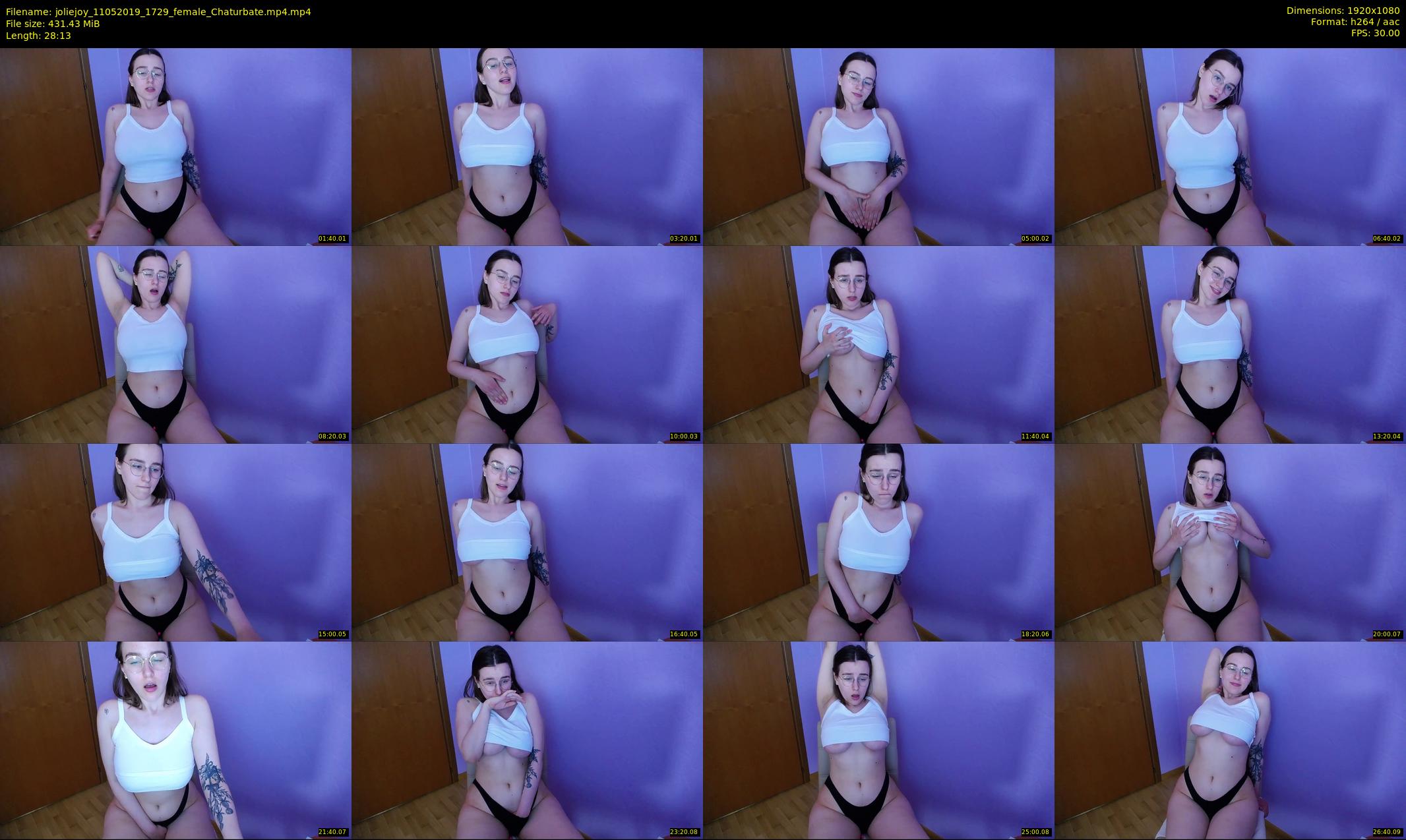 joliejoy — 29 minute Chaturbate female cam show recording, 1080p, May 11, 2019
