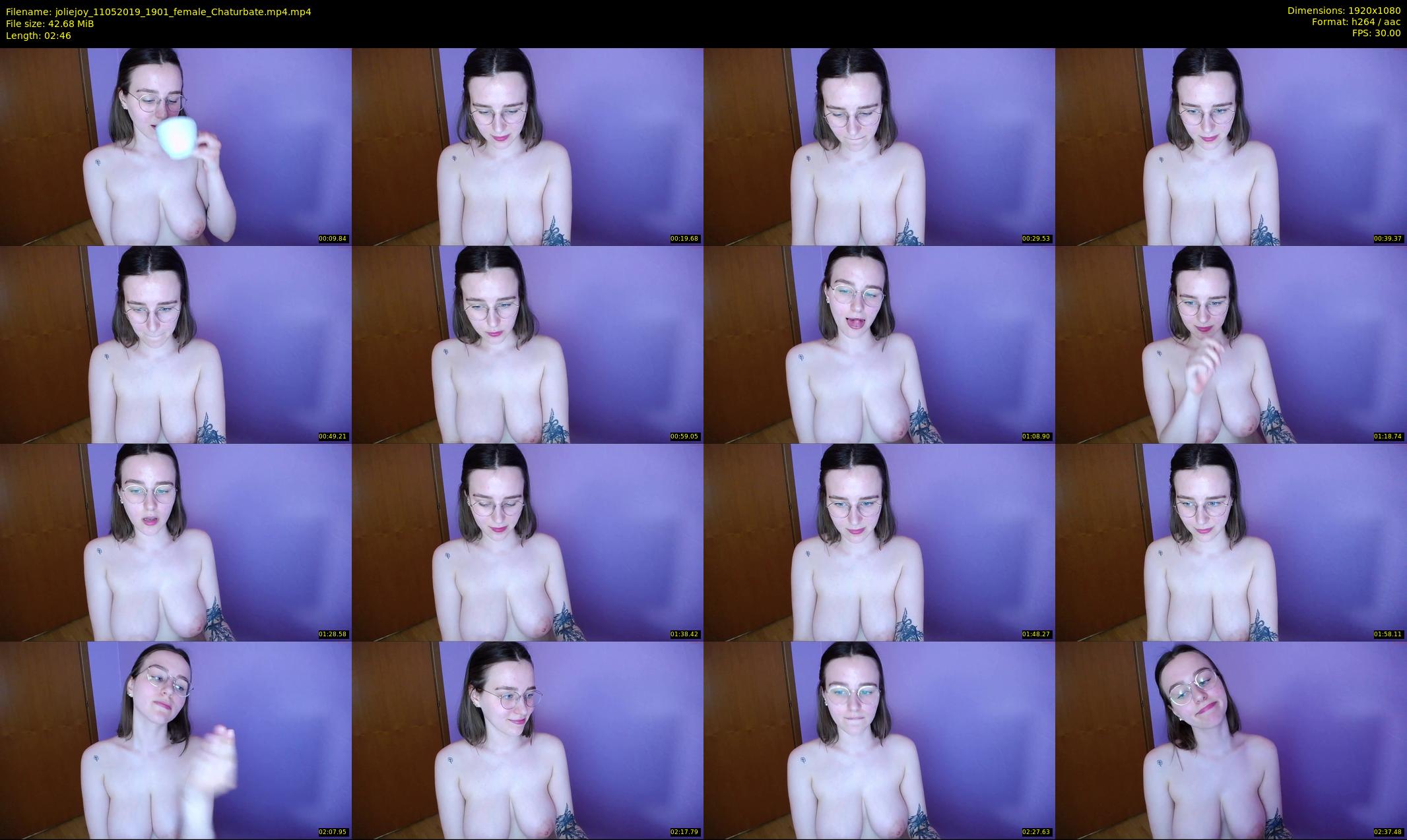 joliejoy — 3 minute Chaturbate female cam show recording, 1080p, May 11, 2019