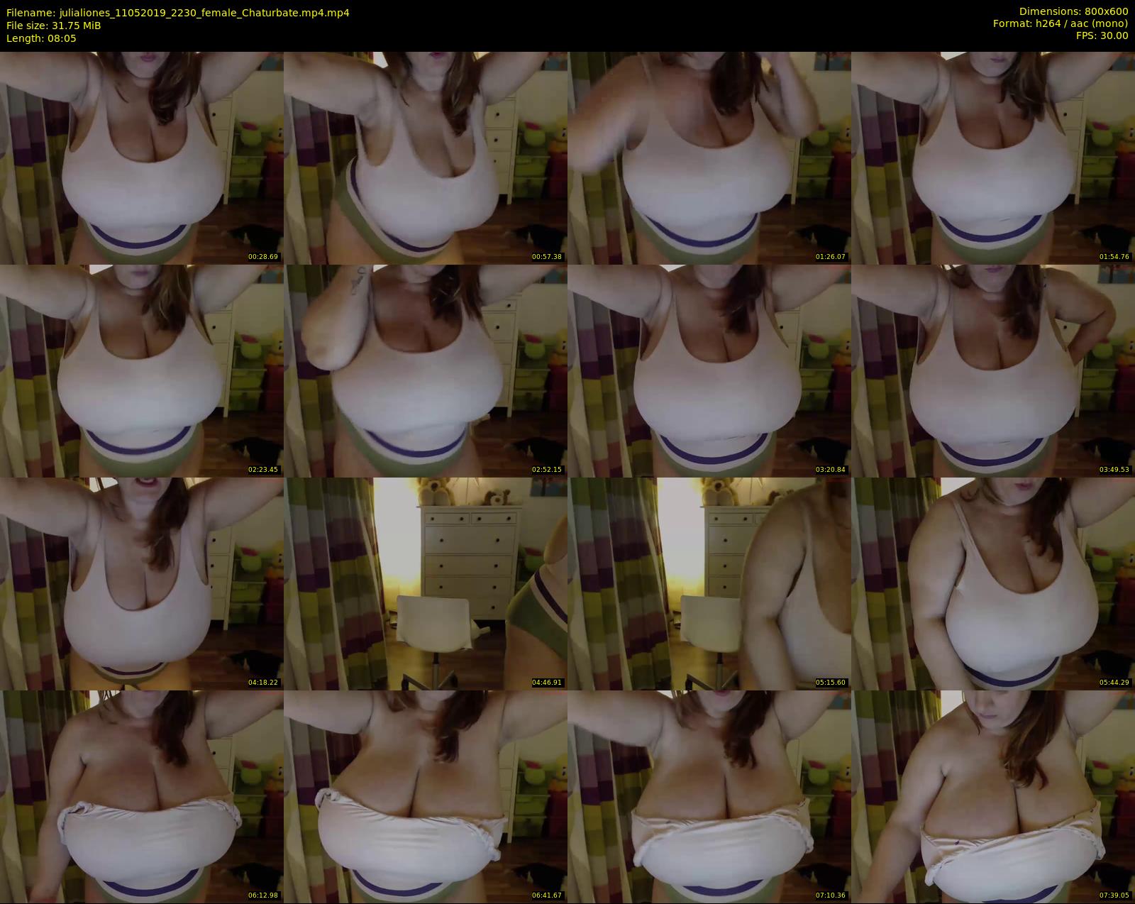 julialiones — 9 minute Chaturbate female cam show recording, 480p, May 11, 2019