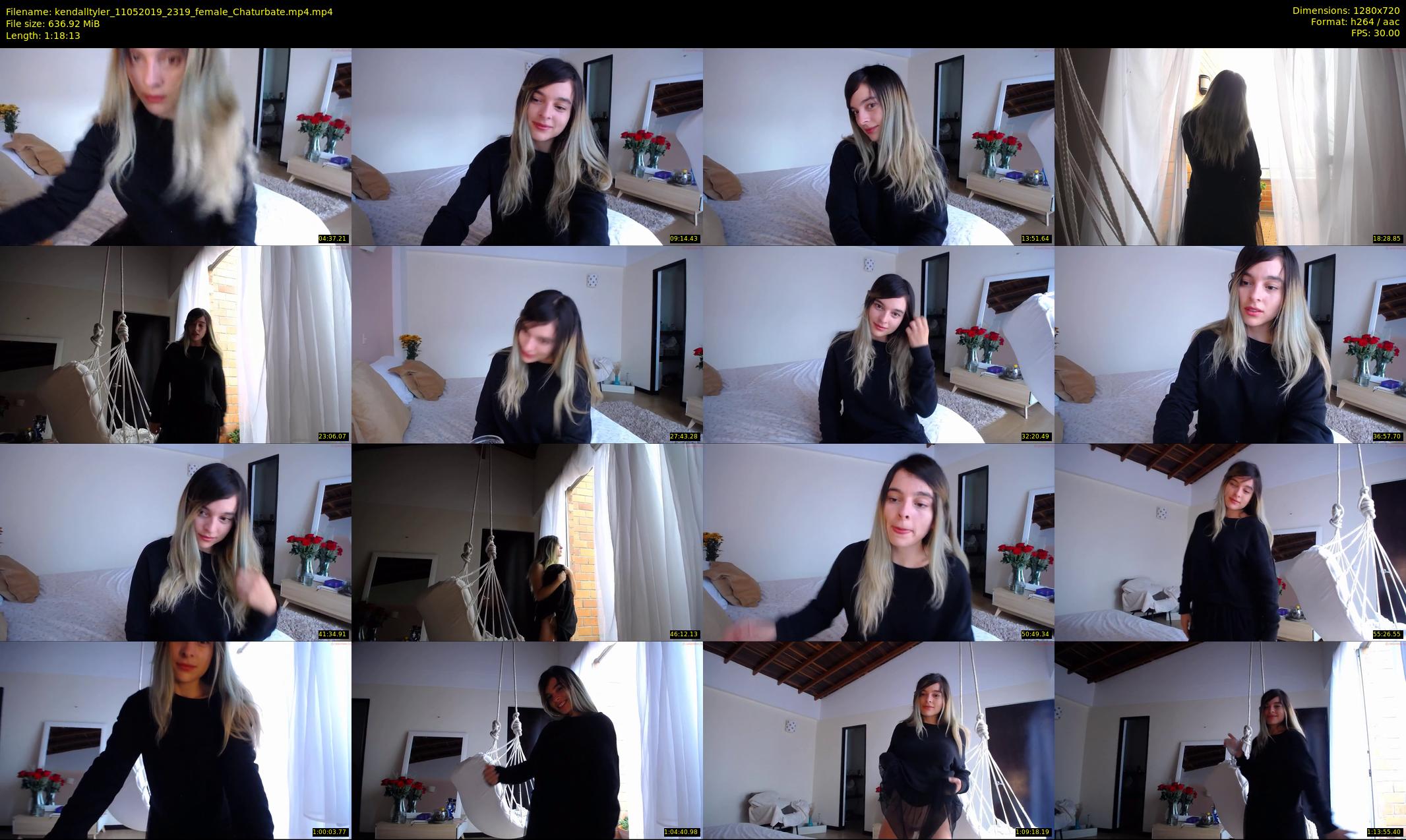 kendalltyler — 79 minute Chaturbate female cam show recording, 720p, May 11, 2019