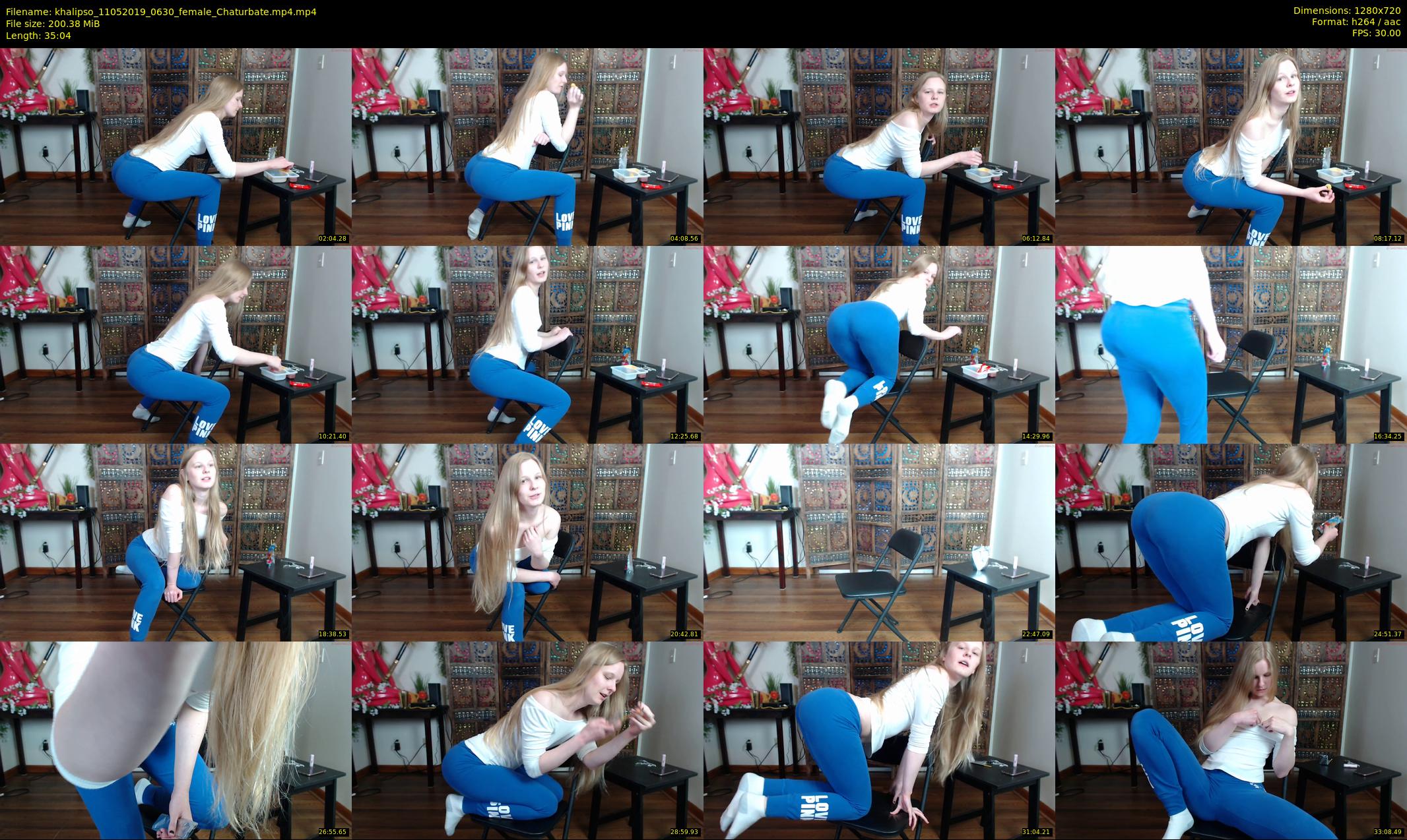 khalipso — 36 minute Chaturbate female cam show recording, 720p, May 11, 2019
