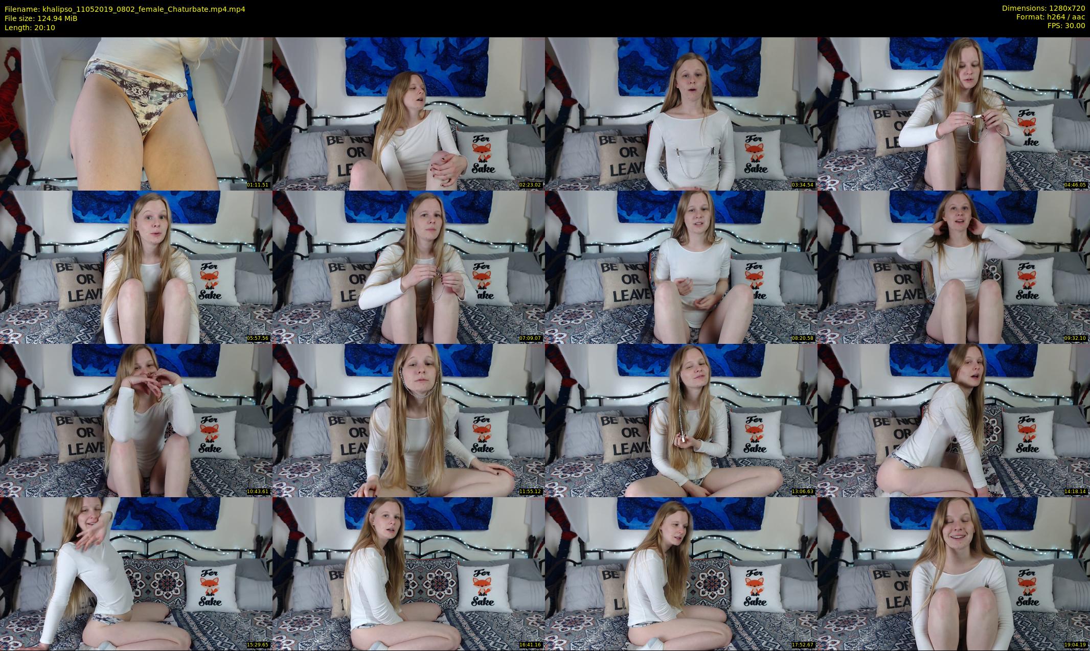 khalipso — 21 minute Chaturbate female cam show recording, 720p, May 11, 2019