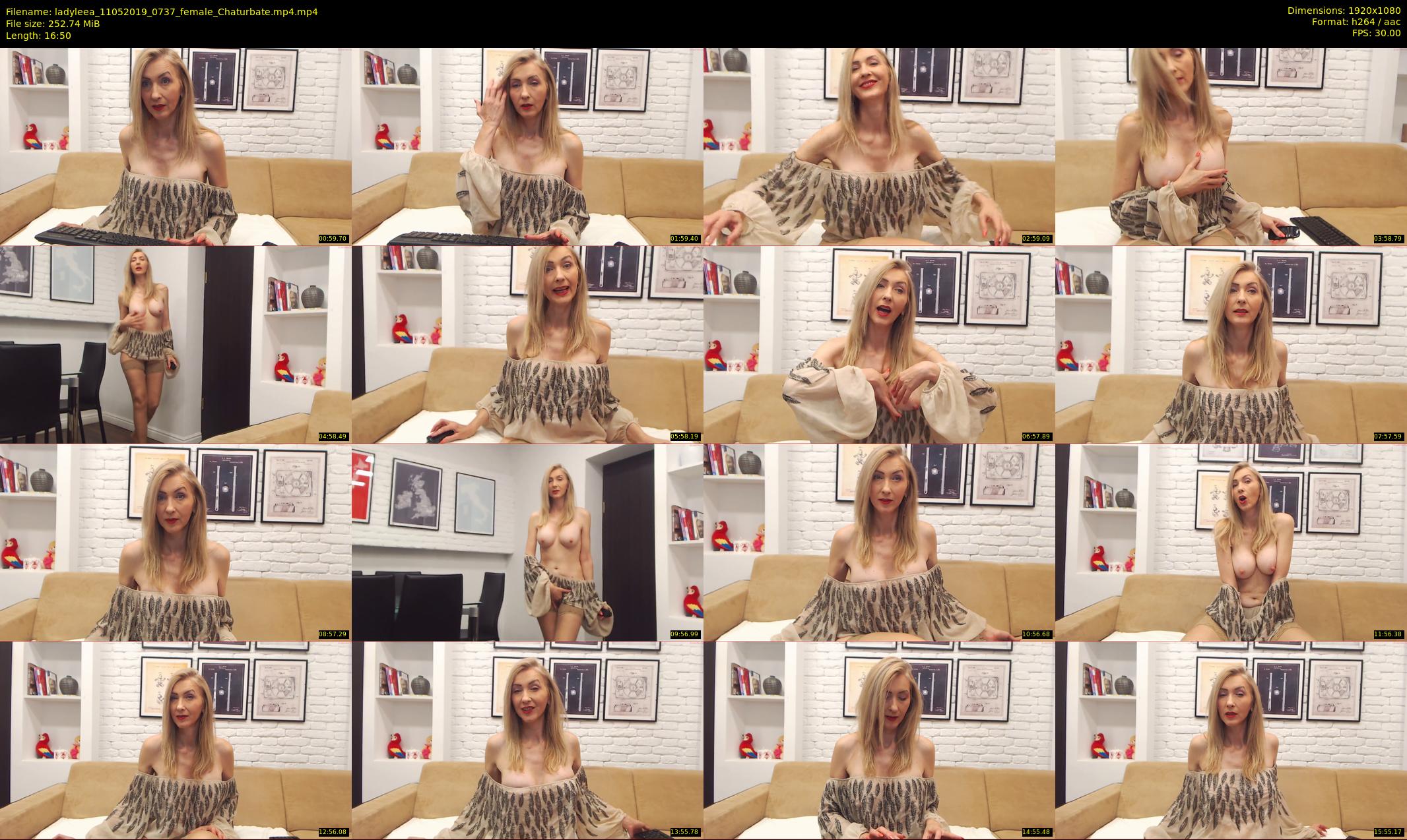 ladyleea — 17 minute Chaturbate female cam show recording, 1080p, May 11, 2019