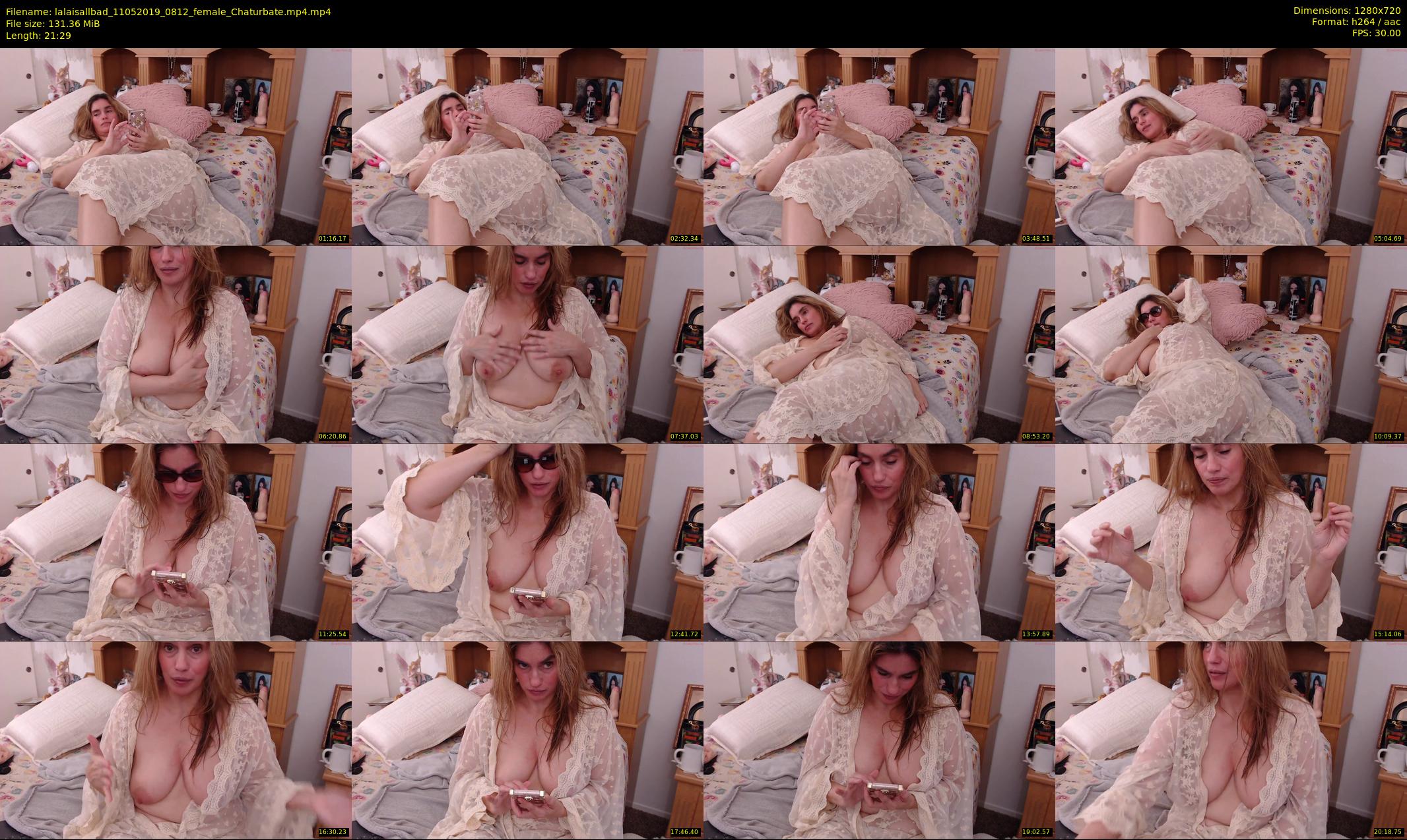 lalaisallbad — 22 minute Chaturbate female cam show recording, 720p, May 11, 2019