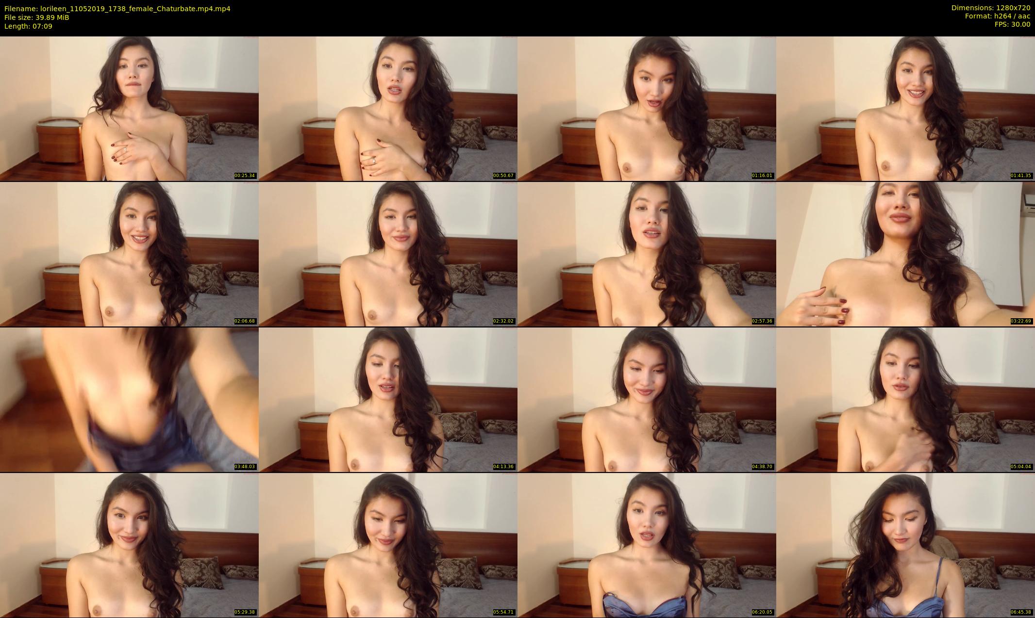 lorileen — 8 minute Chaturbate female cam show recording, 720p, May 11, 2019