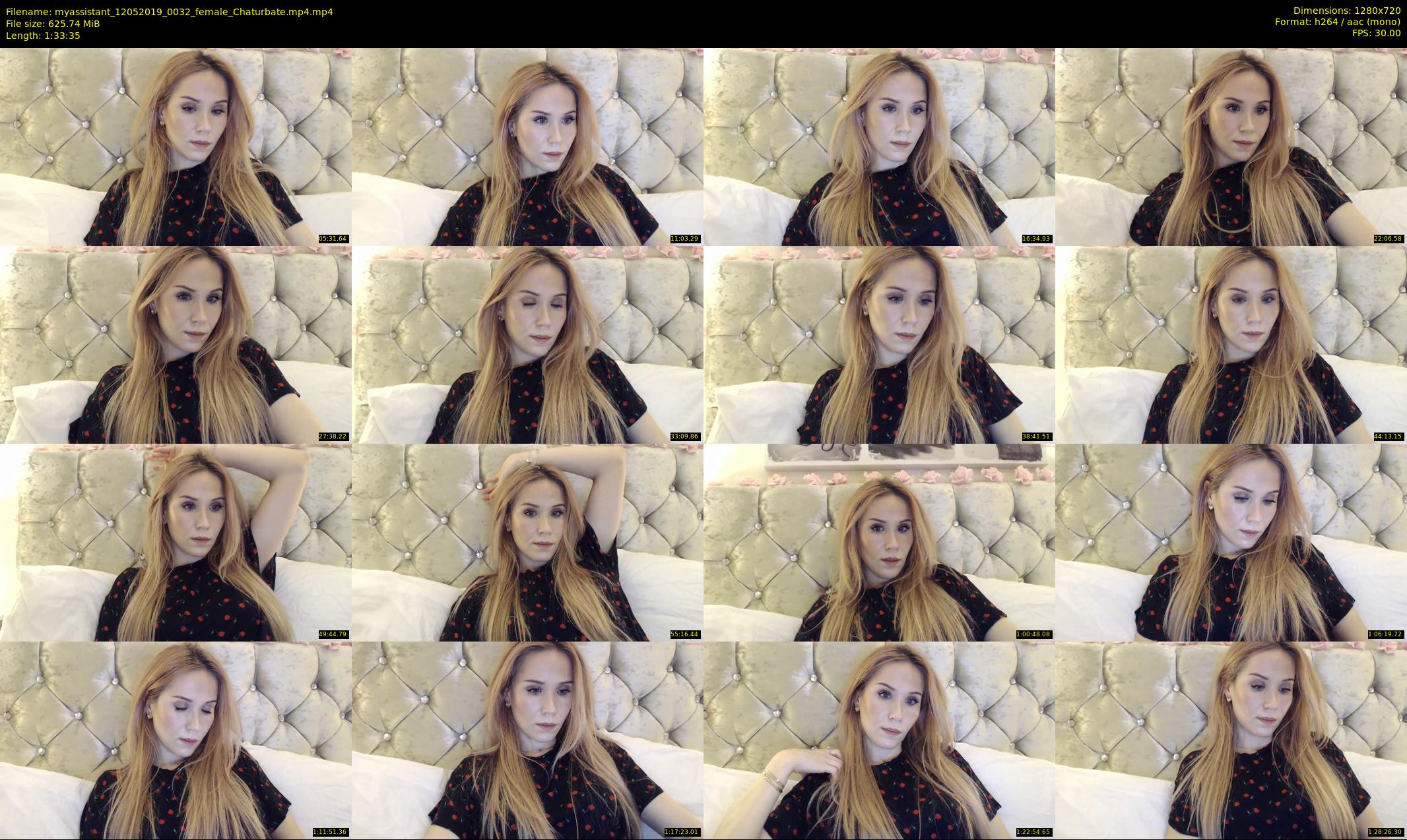 myassistant — 94 minute Chaturbate female cam show recording, 720p, May 12, 2019