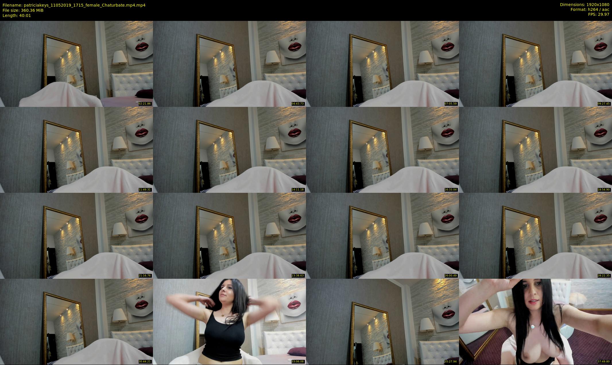 patriciakeys — 41 minute Chaturbate female cam show recording, 1080p, May 11, 2019